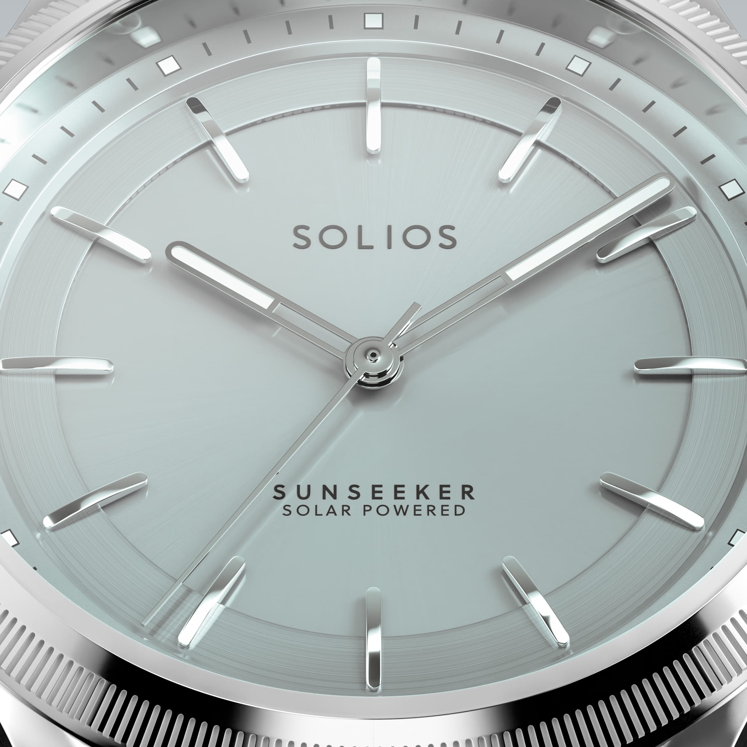 The Sunseeker | Silver Dial - Silver Case - 34mm