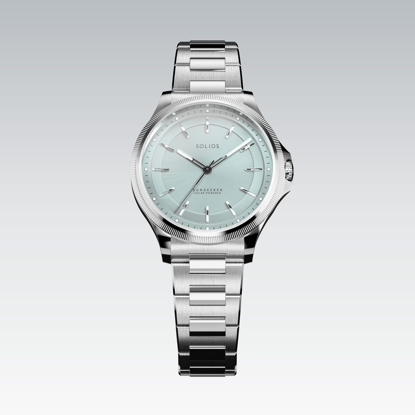 The Sunseeker | Silver Dial - Silver Case - 34mm