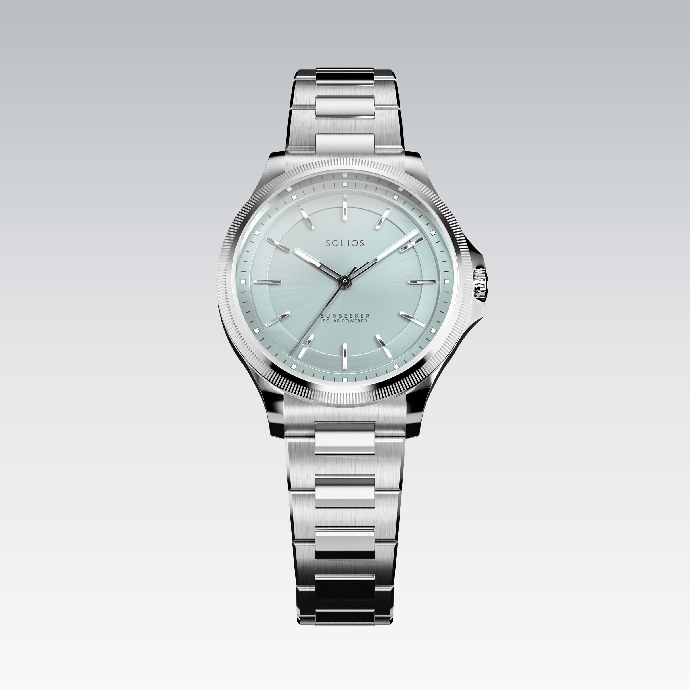 The Sunseeker | Silver Dial - Silver Case - 34mm