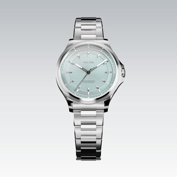 The Sunseeker | Silver Dial - Silver Case - 34mm