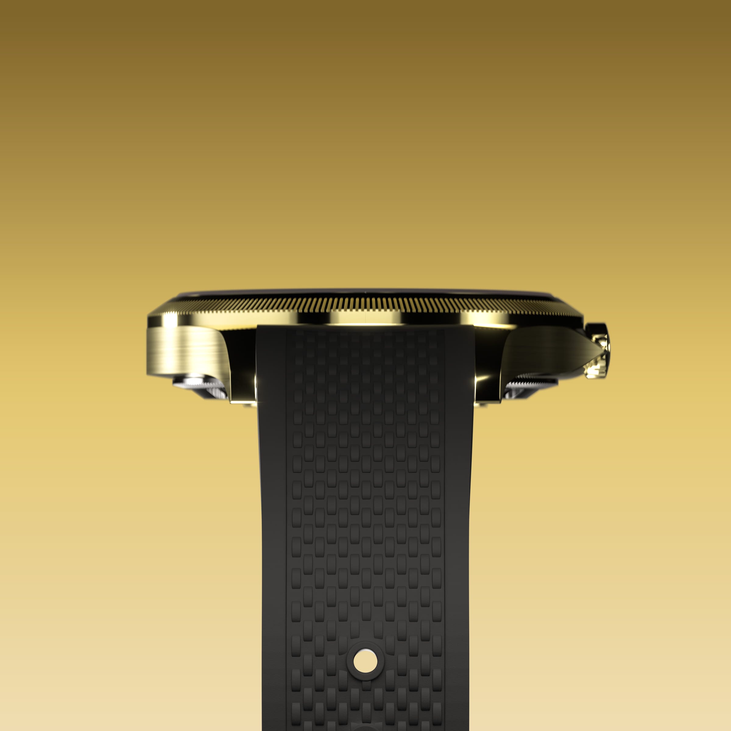 La Sunseeker | Cadran Blanc - Boîtier Or - 34mm
