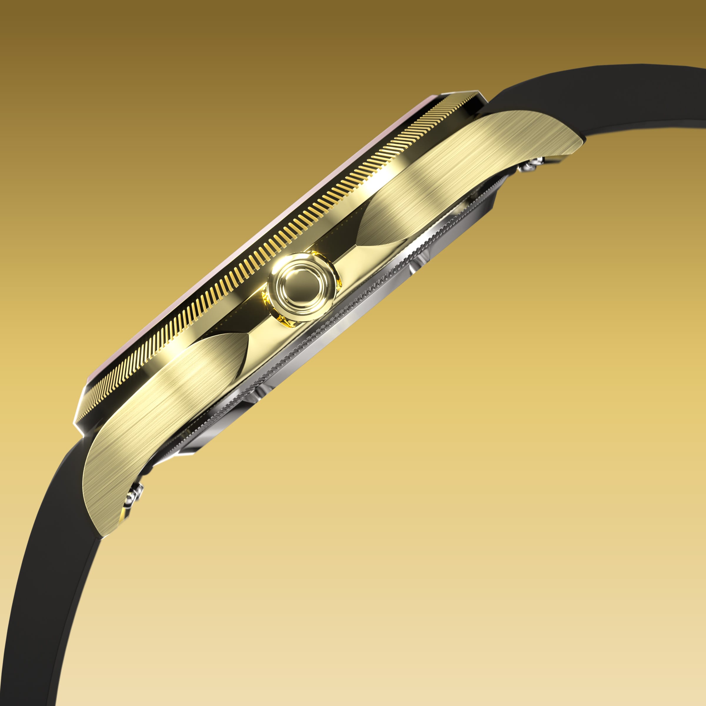 La Sunseeker | Cadran Blanc - Boîtier Or - 34mm