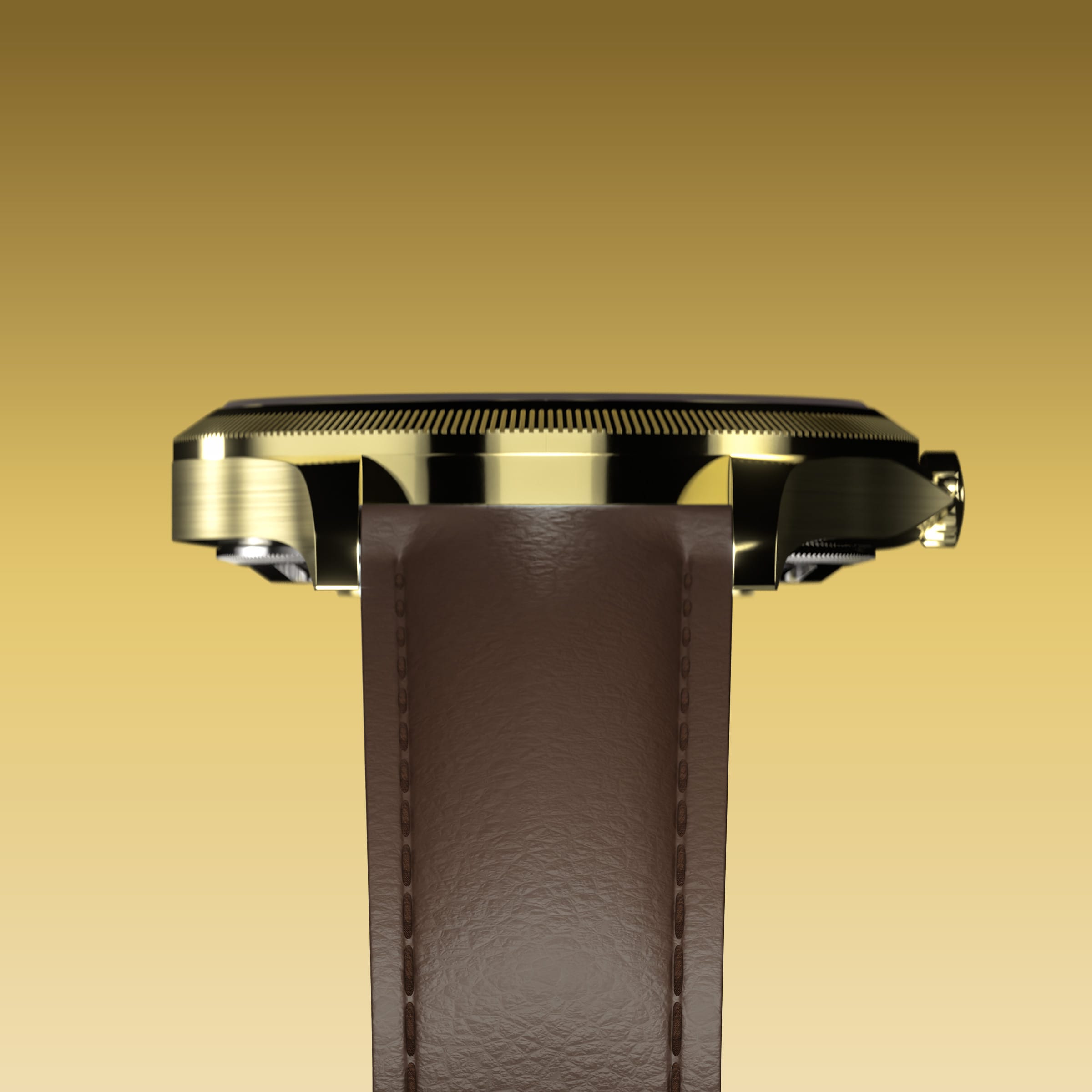 La Sunseeker | Cadran Blanc - Boîtier Or - 34mm