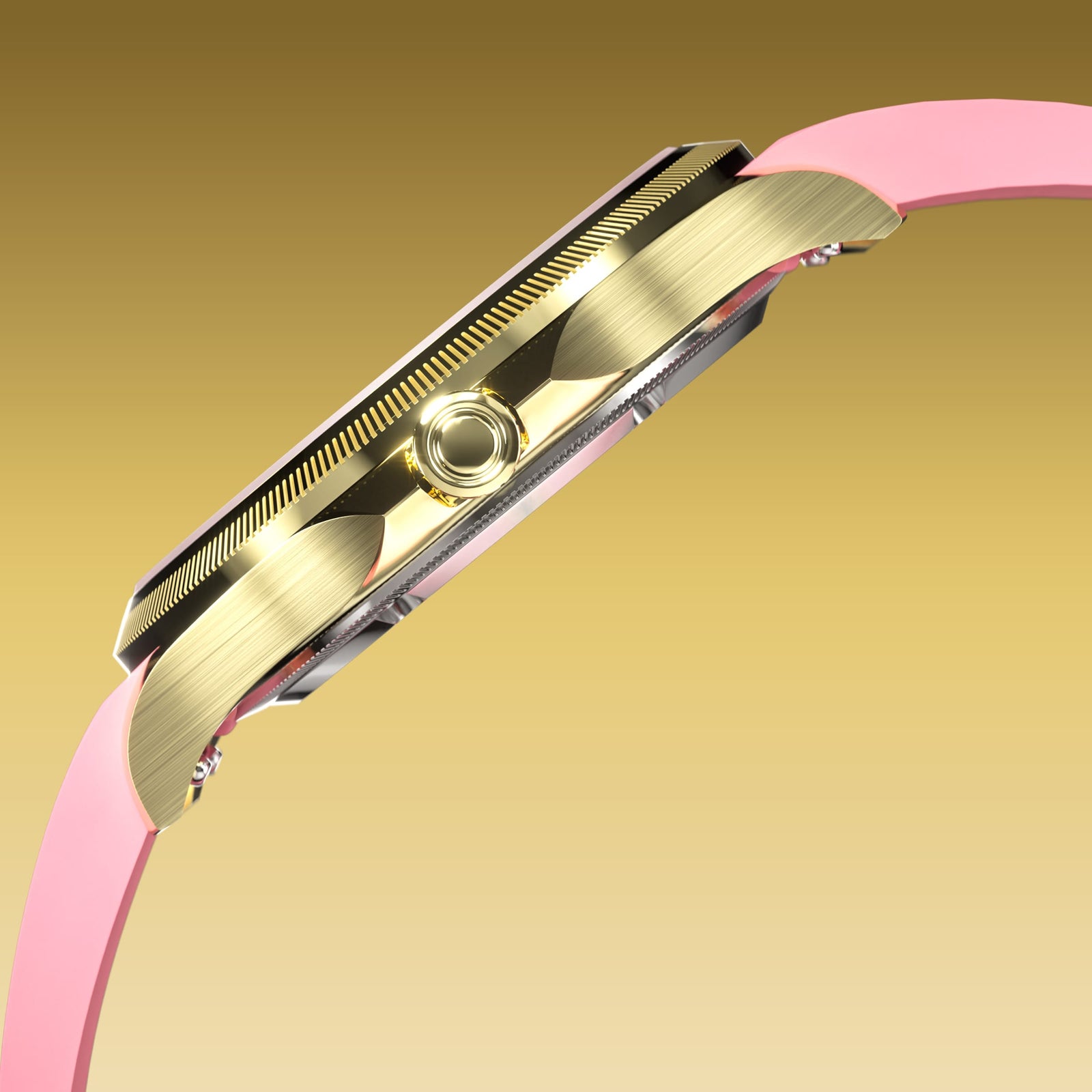 The Sunseeker | White Dial - Gold Case - 34mm
