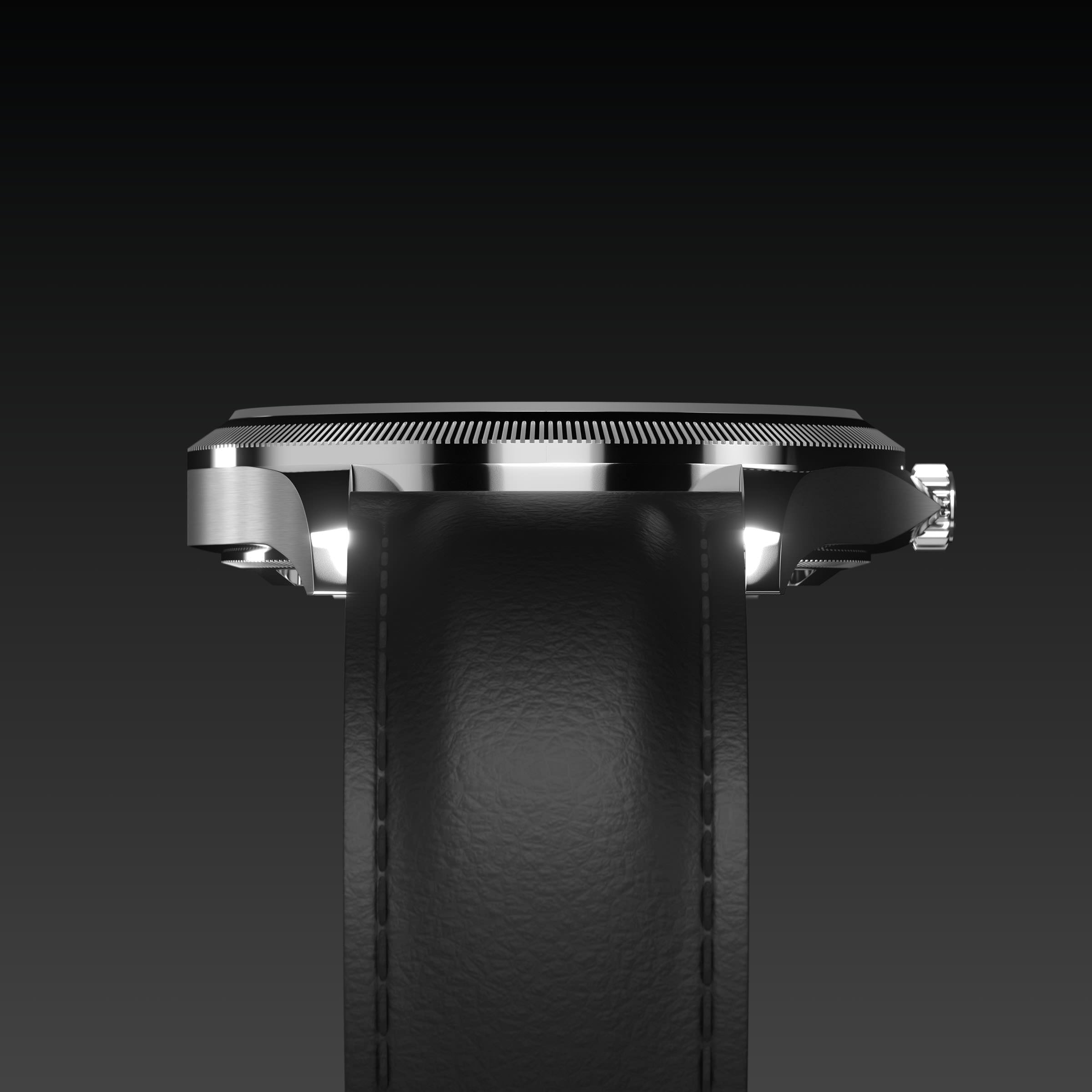 La Sunseeker | Cadran Noir - Boîtier Argent - 40mm