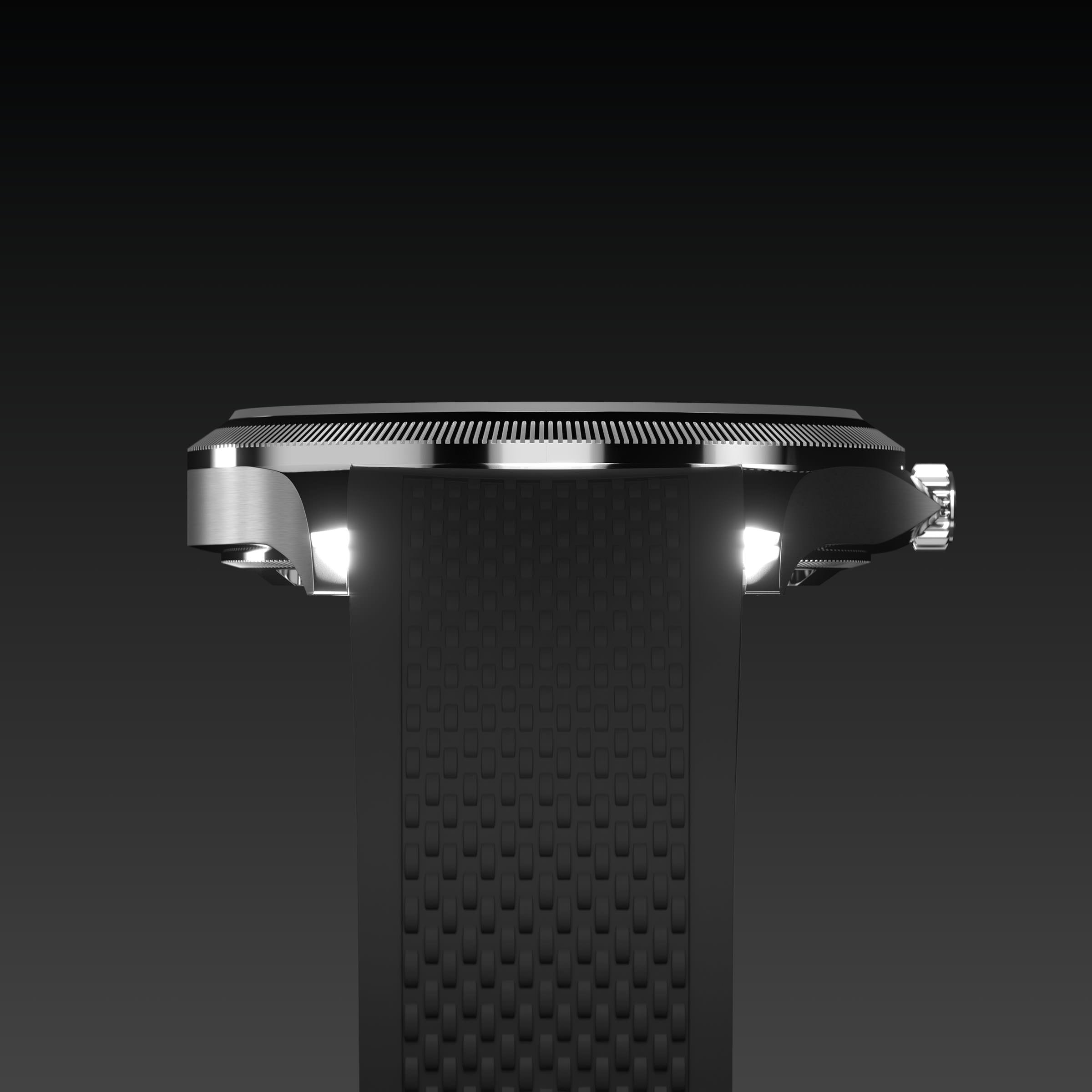 La Sunseeker | Cadran Noir - Boîtier Argent - 40mm