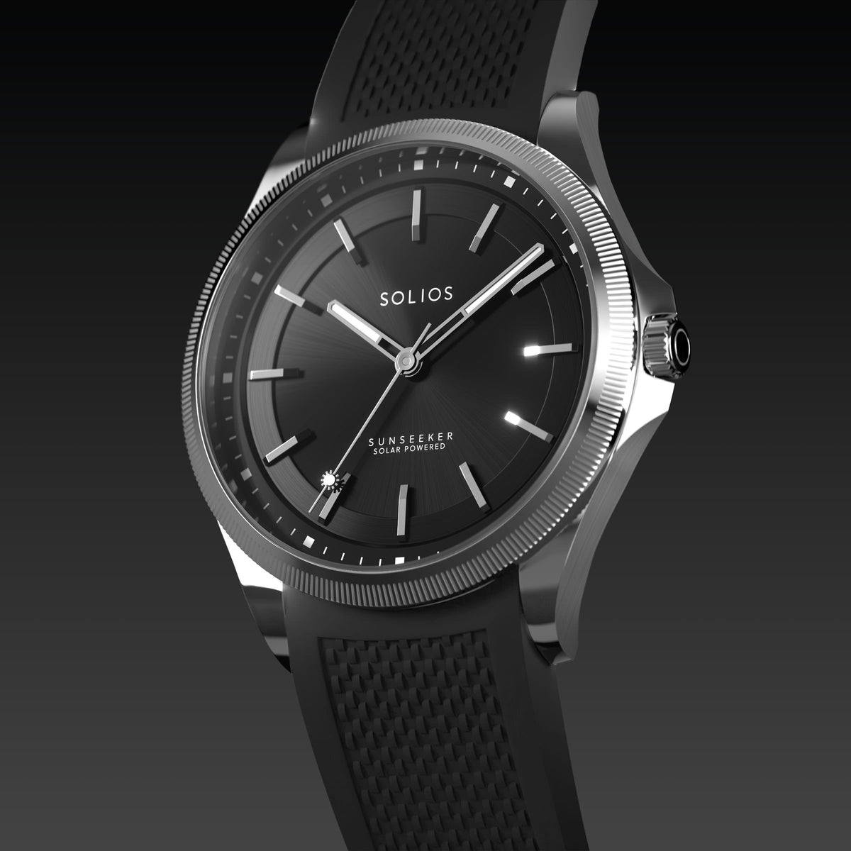 La Sunseeker | Cadran Noir - Boîtier Argent - 40mm