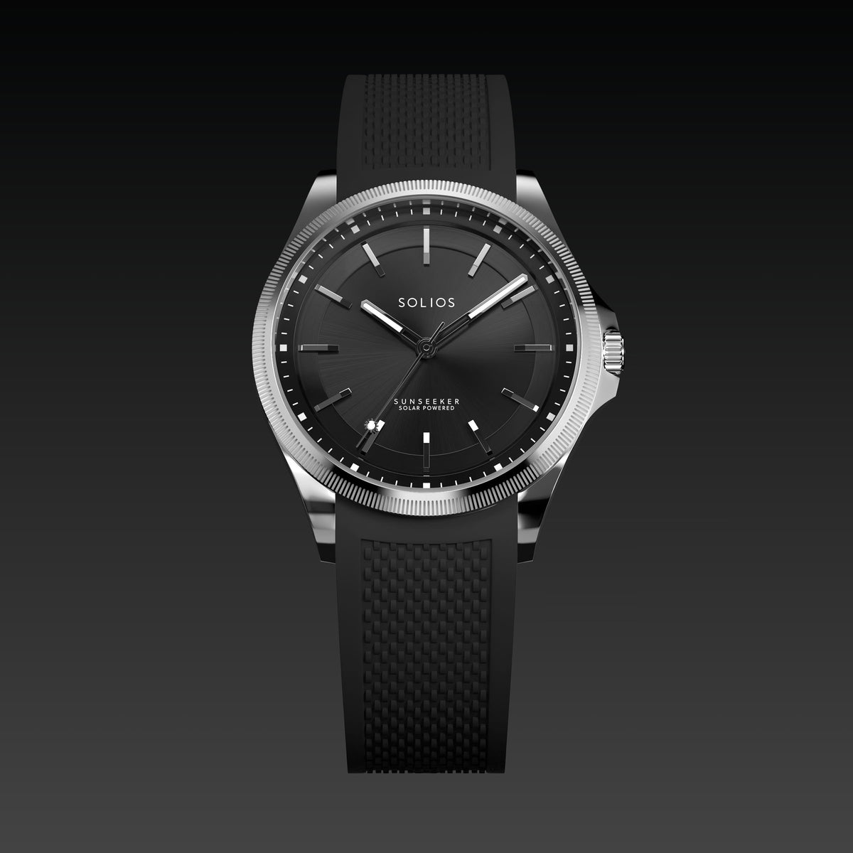 La Sunseeker | Cadran Noir - Boîtier Argent - 40mm