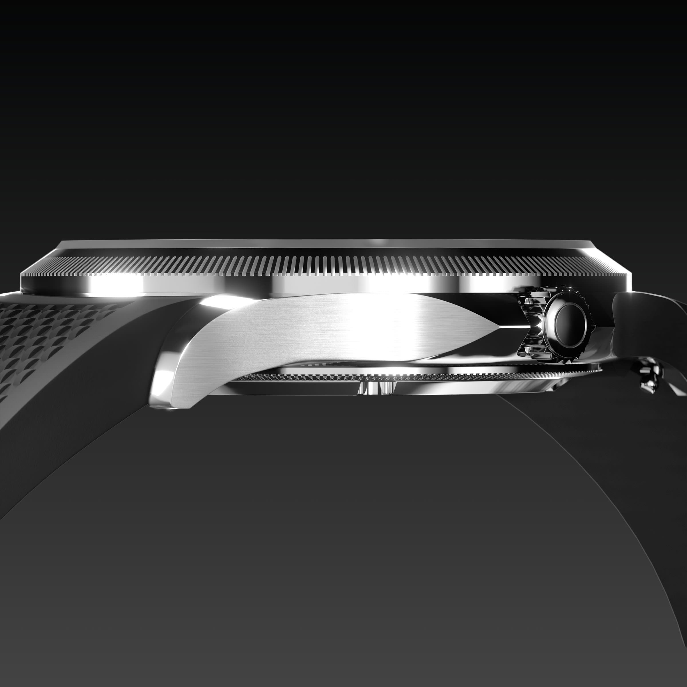 La Sunseeker | Cadran Noir - Boîtier Argent - 40mm