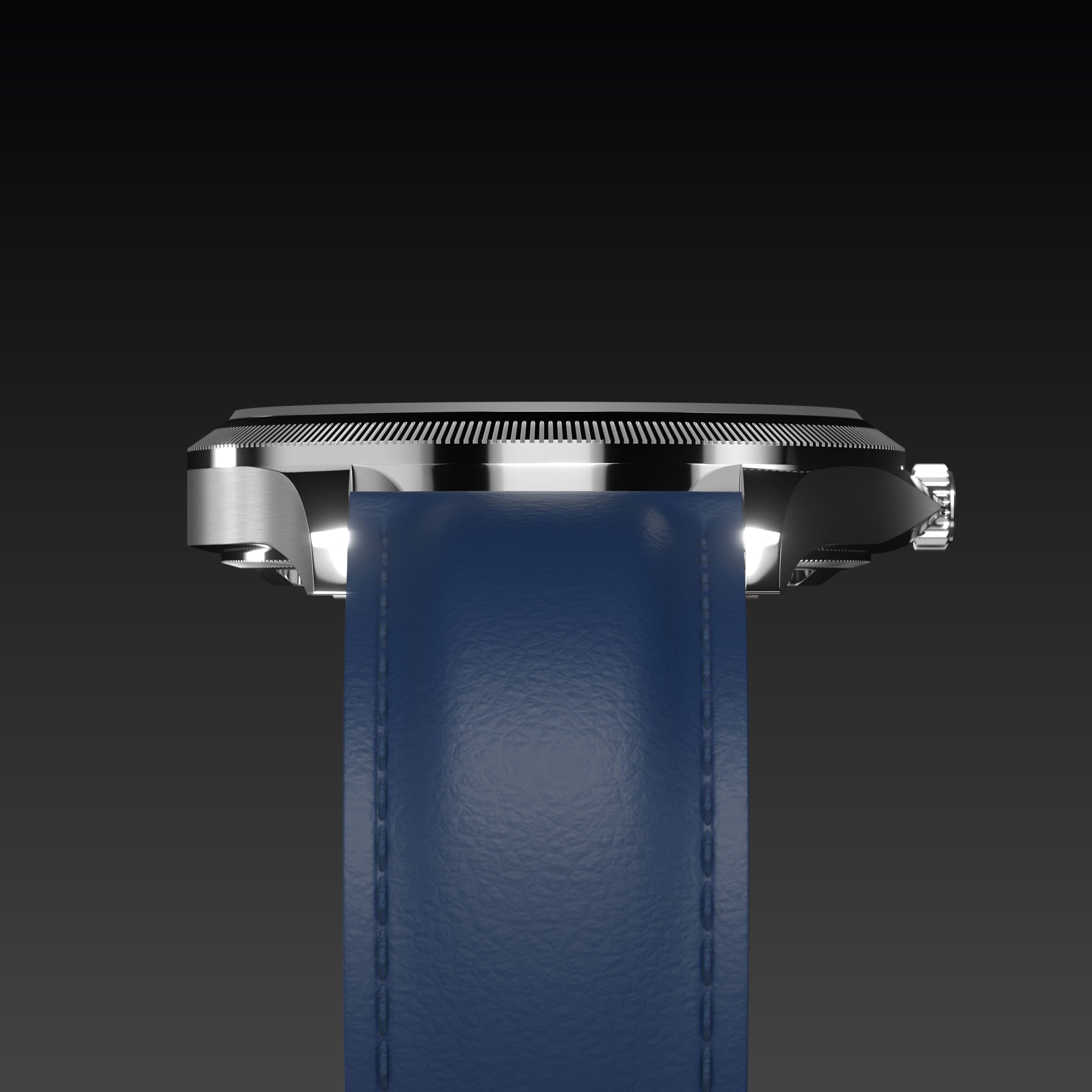 La Sunseeker | Cadran Noir - Boîtier Argent - 40mm