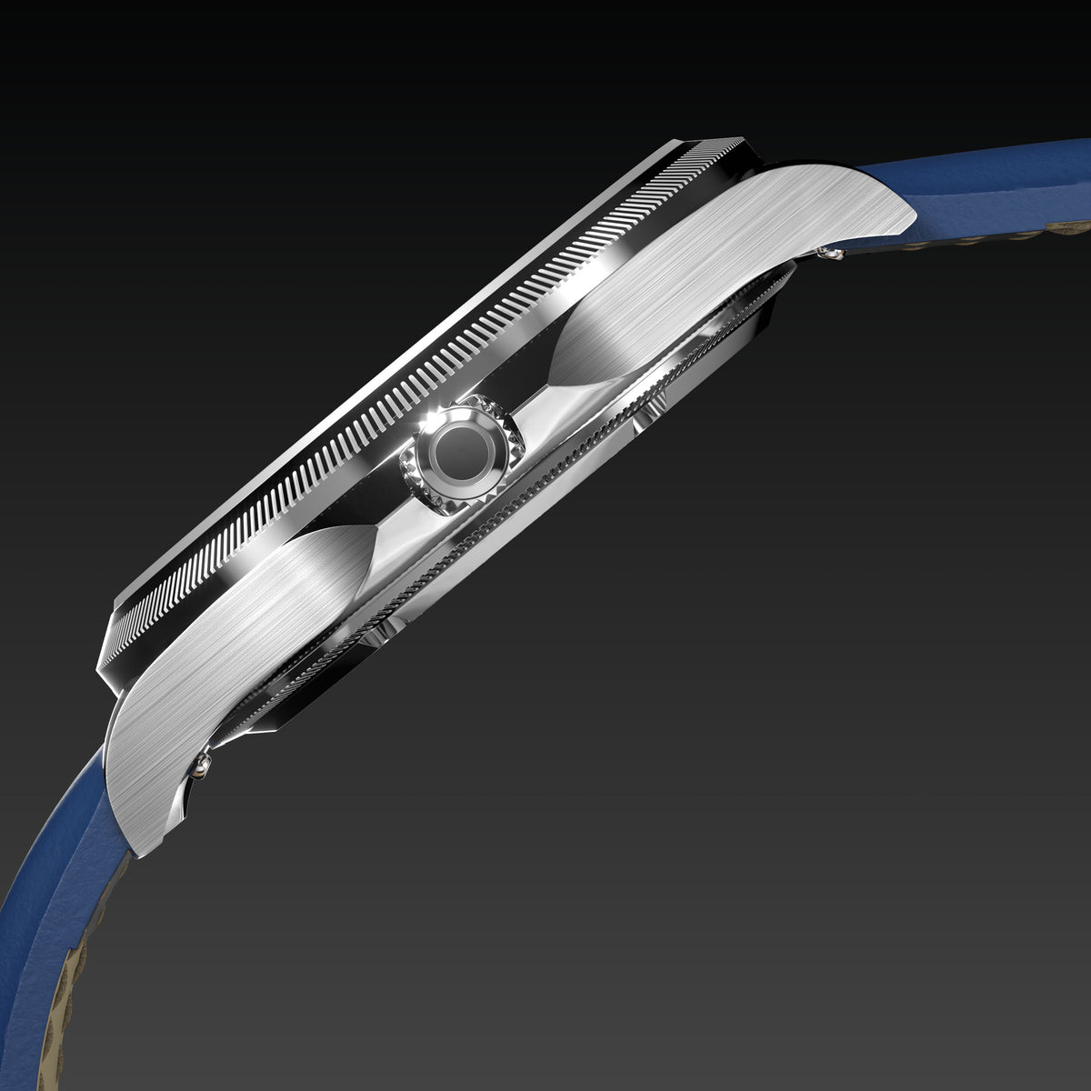 La Sunseeker | Cadran Noir - Boîtier Argent - 40mm