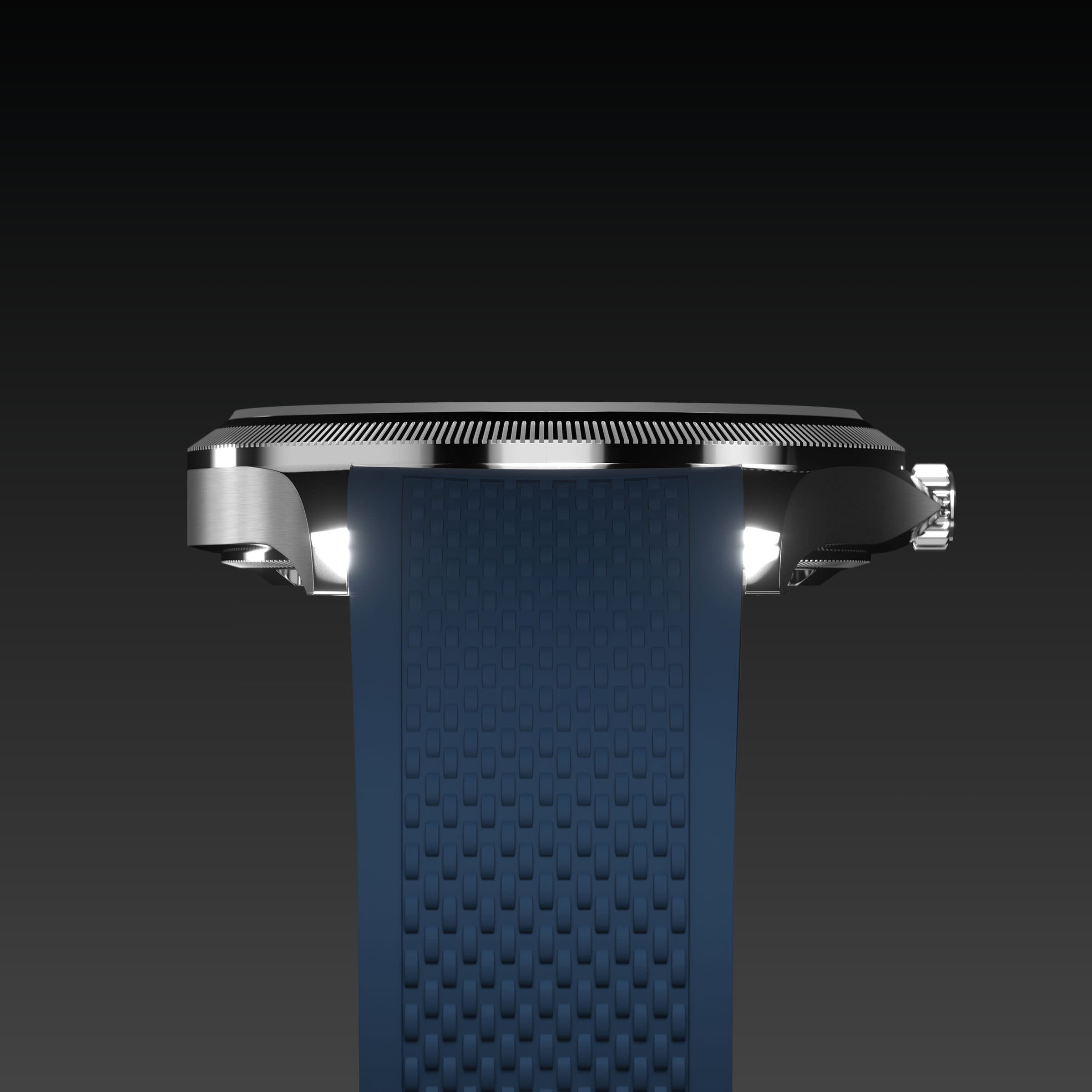 La Sunseeker | Cadran Noir - Boîtier Argent - 40mm