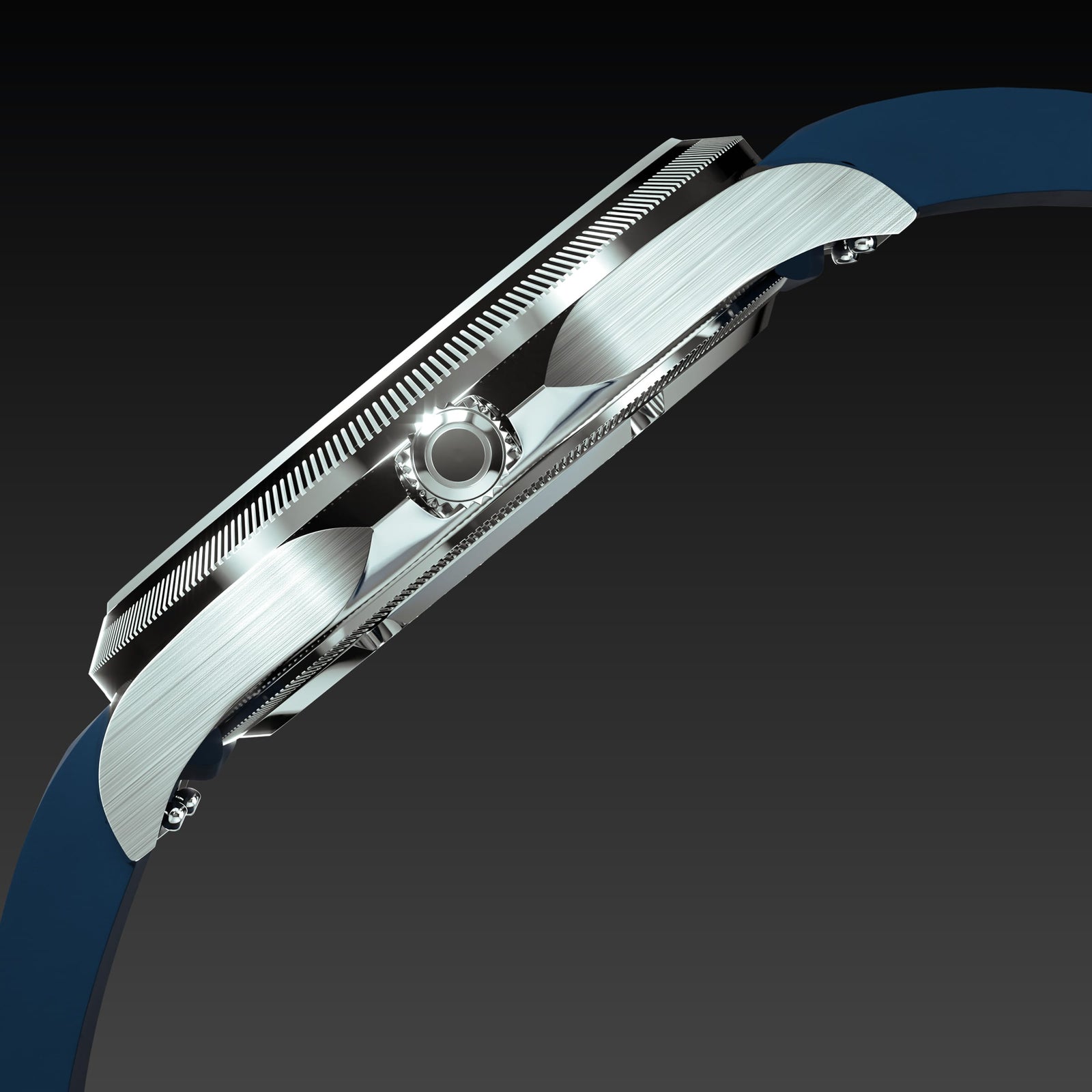 The Sunseeker | Black Dial - Silver Case - 40mm