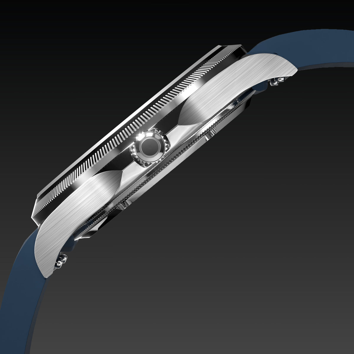 La Sunseeker | Cadran Noir - Boîtier Argent - 40mm