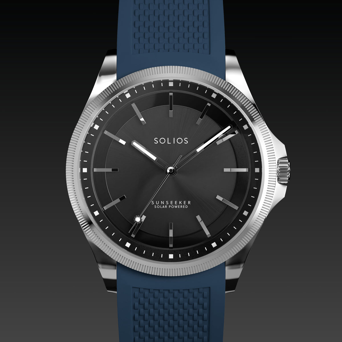 La Sunseeker | Cadran Noir - Boîtier Argent - 40mm