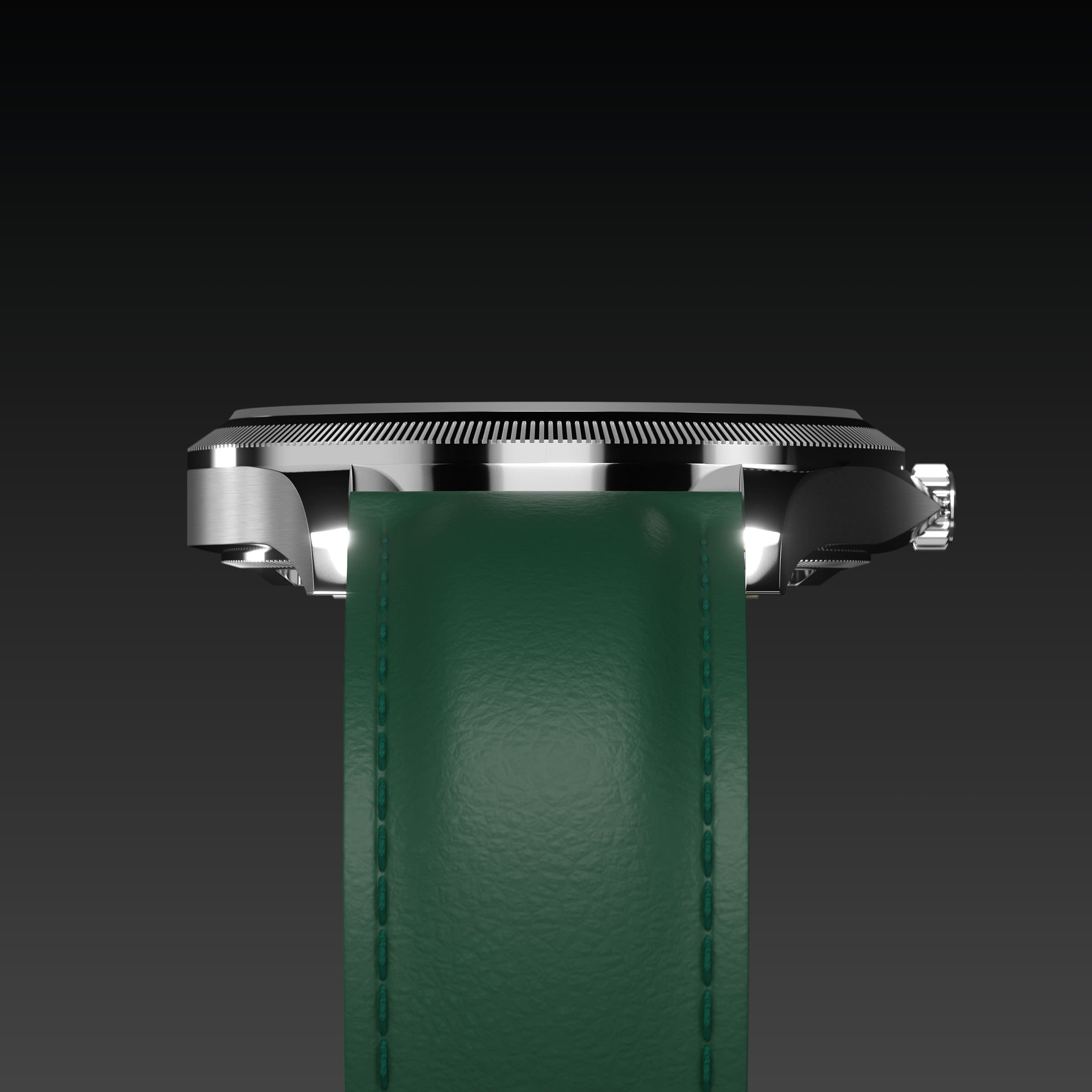 La Sunseeker | Cadran Noir - Boîtier Argent - 40mm