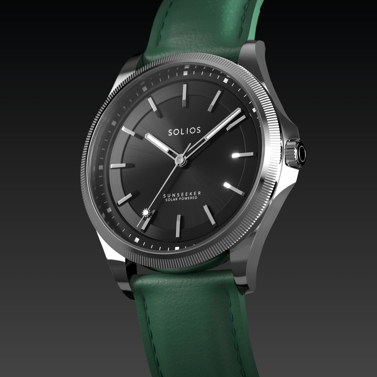 La Sunseeker | Cadran Noir - Boîtier Argent - 40mm