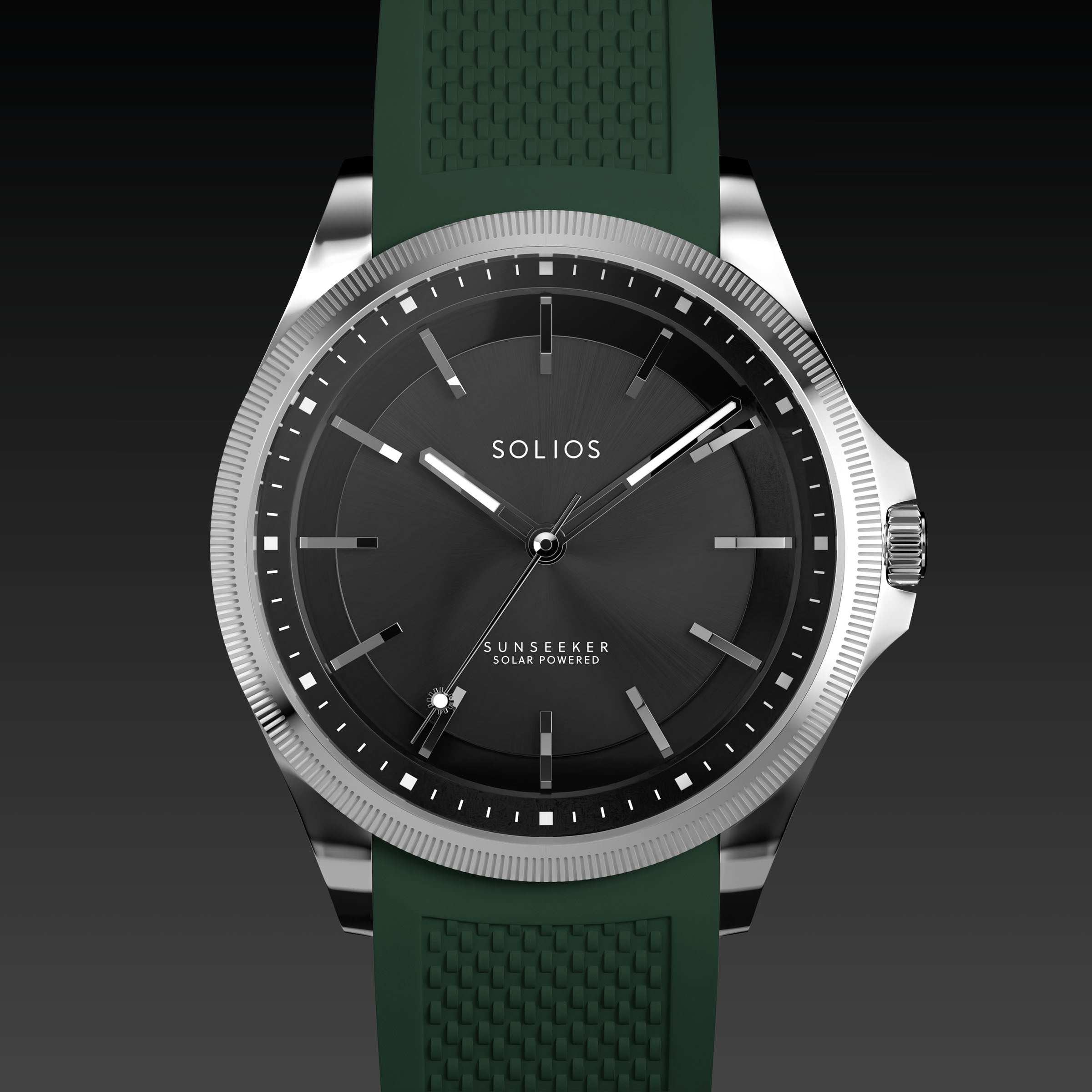 La Sunseeker | Cadran Noir - Boîtier Argent - 40mm