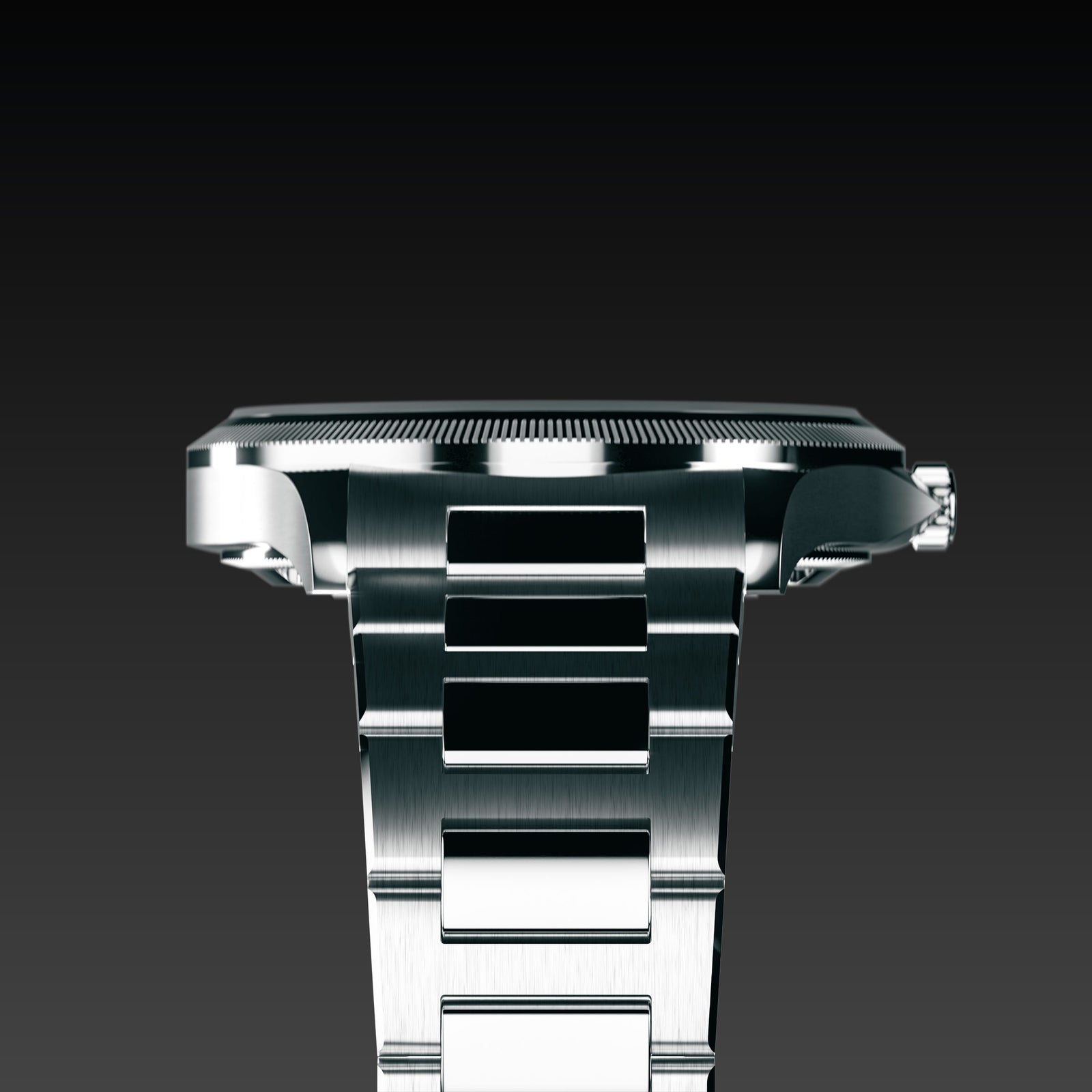 The Sunseeker | Black Dial - Silver Case - 40mm