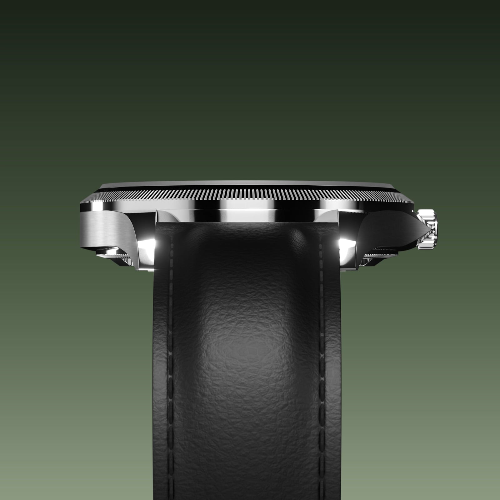 The Sunseeker | Green Dial - Silver Case - 40mm