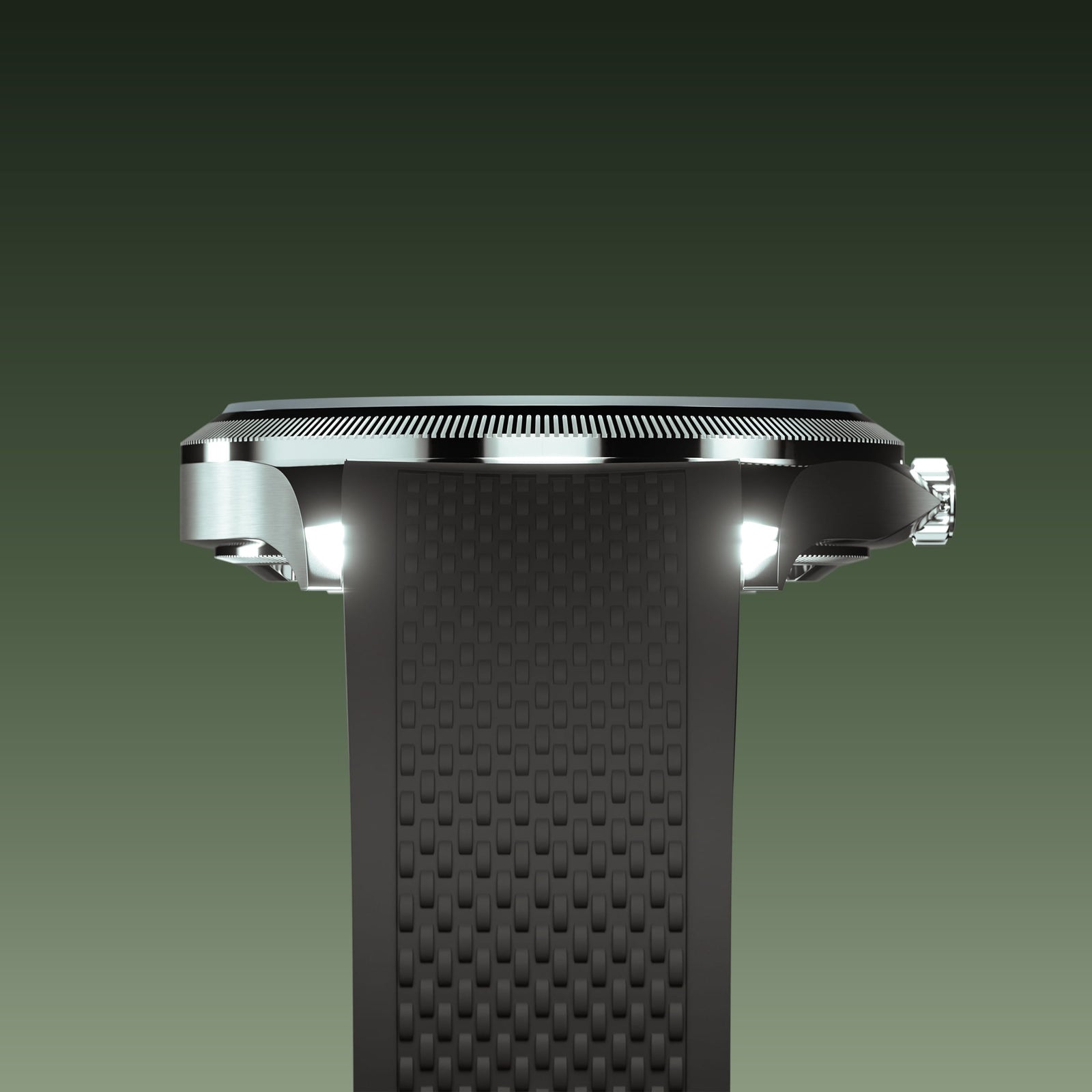 The Sunseeker | Green Dial - Silver Case - 40mm