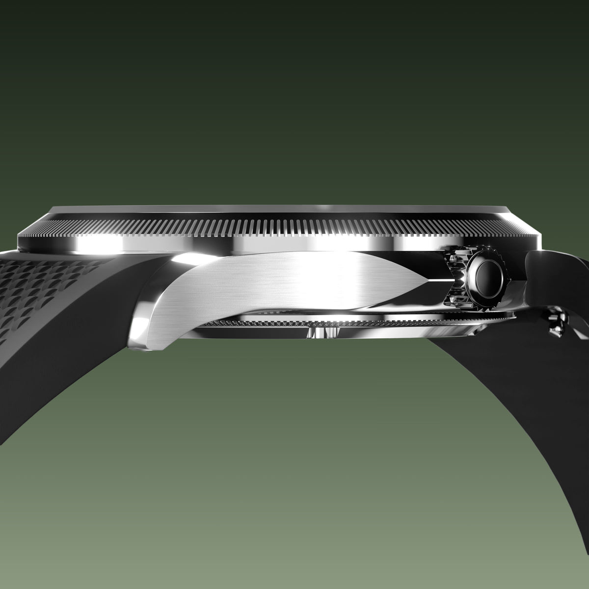 La Sunseeker | Cadran Vert - Boîtier Argent - 40mm