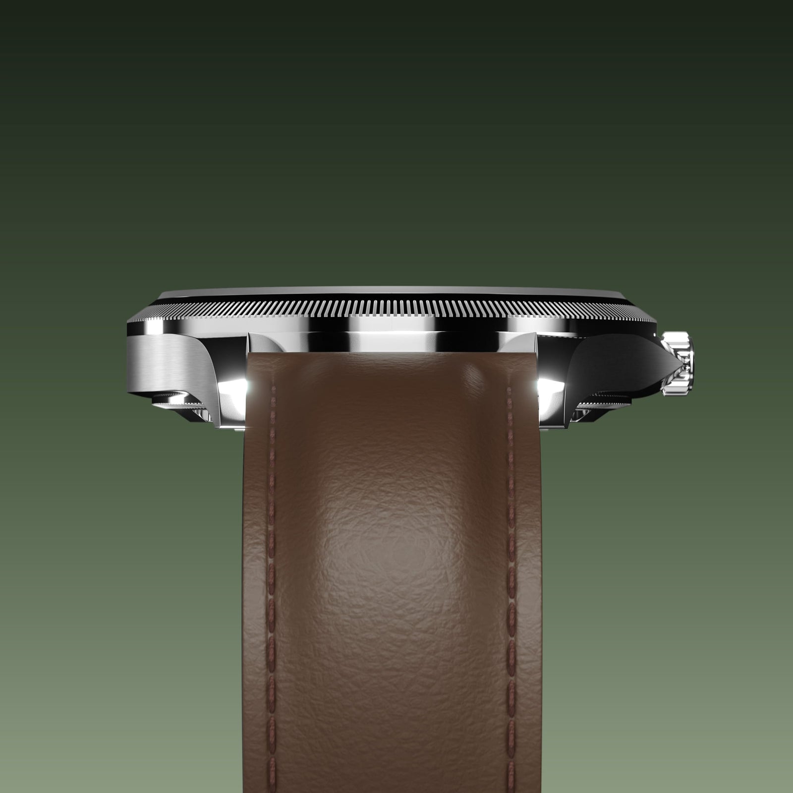 The Sunseeker | Green Dial - Silver Case - 40mm