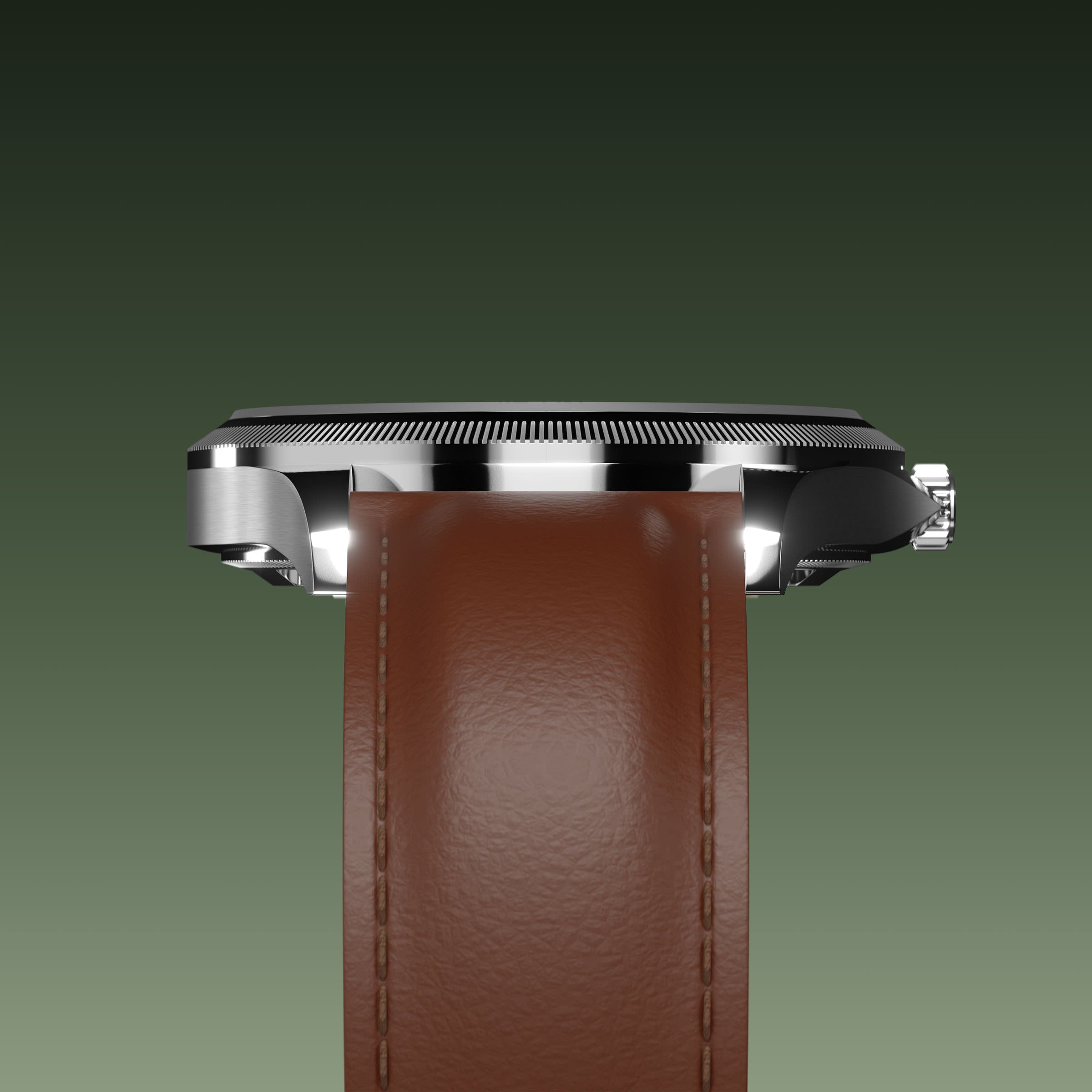 La Sunseeker | Cadran Vert - Boîtier Argent - 40mm