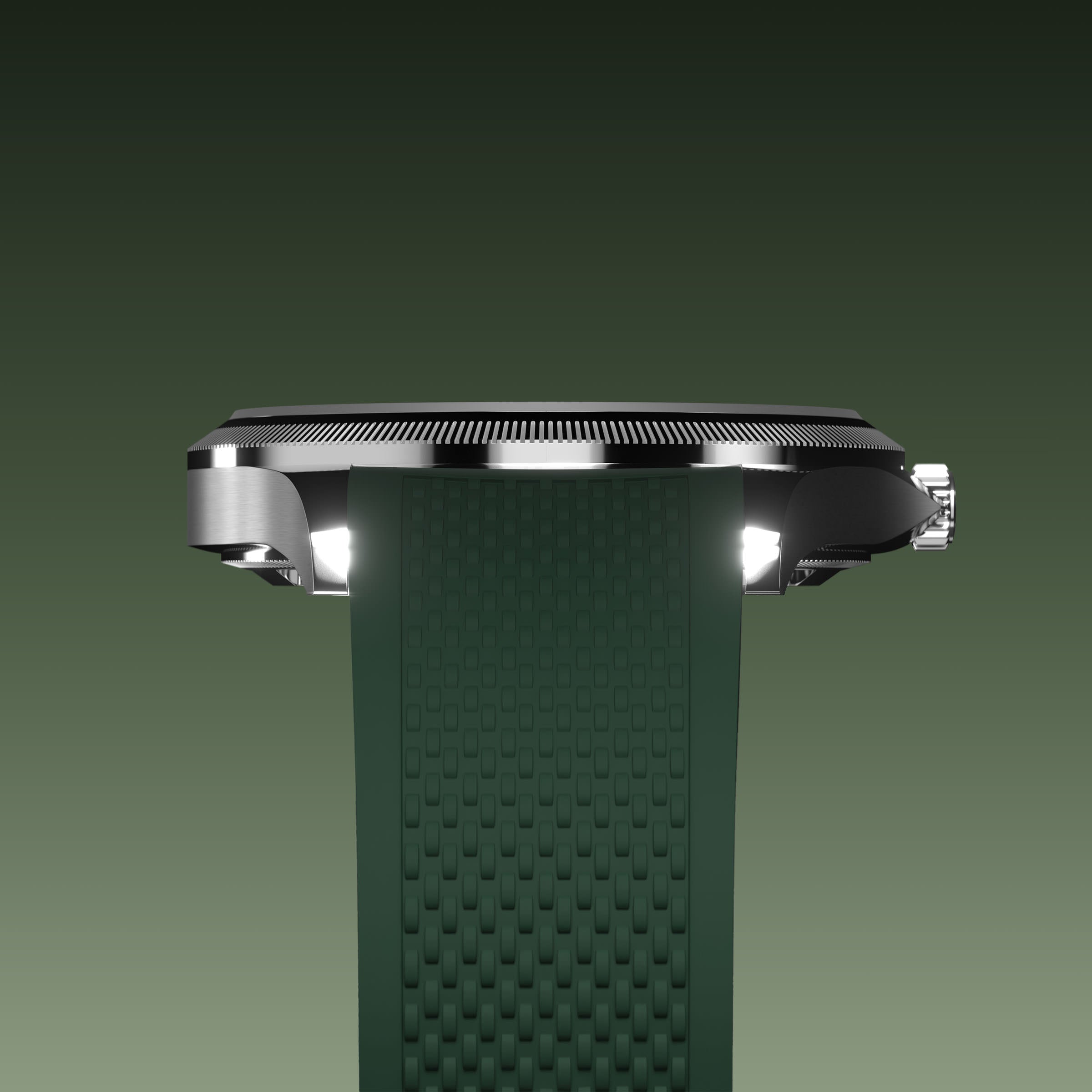 La Sunseeker | Cadran Vert - Boîtier Argent - 40mm