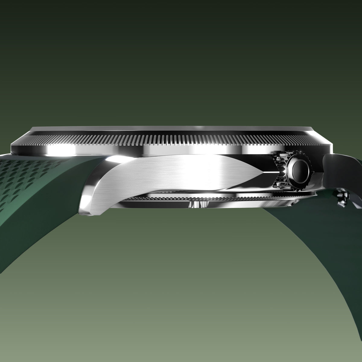 La Sunseeker | Cadran Vert - Boîtier Argent - 40mm