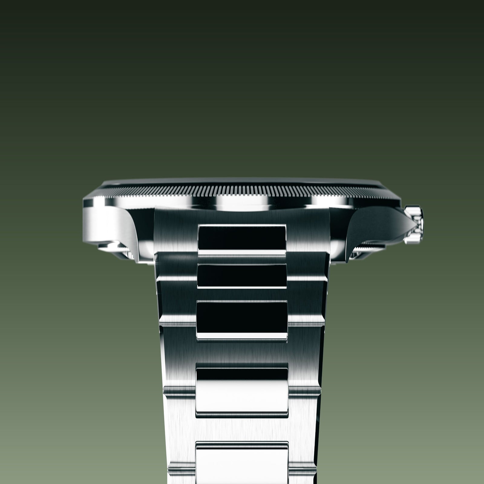 The Sunseeker | Green Dial - Silver Case - 40mm