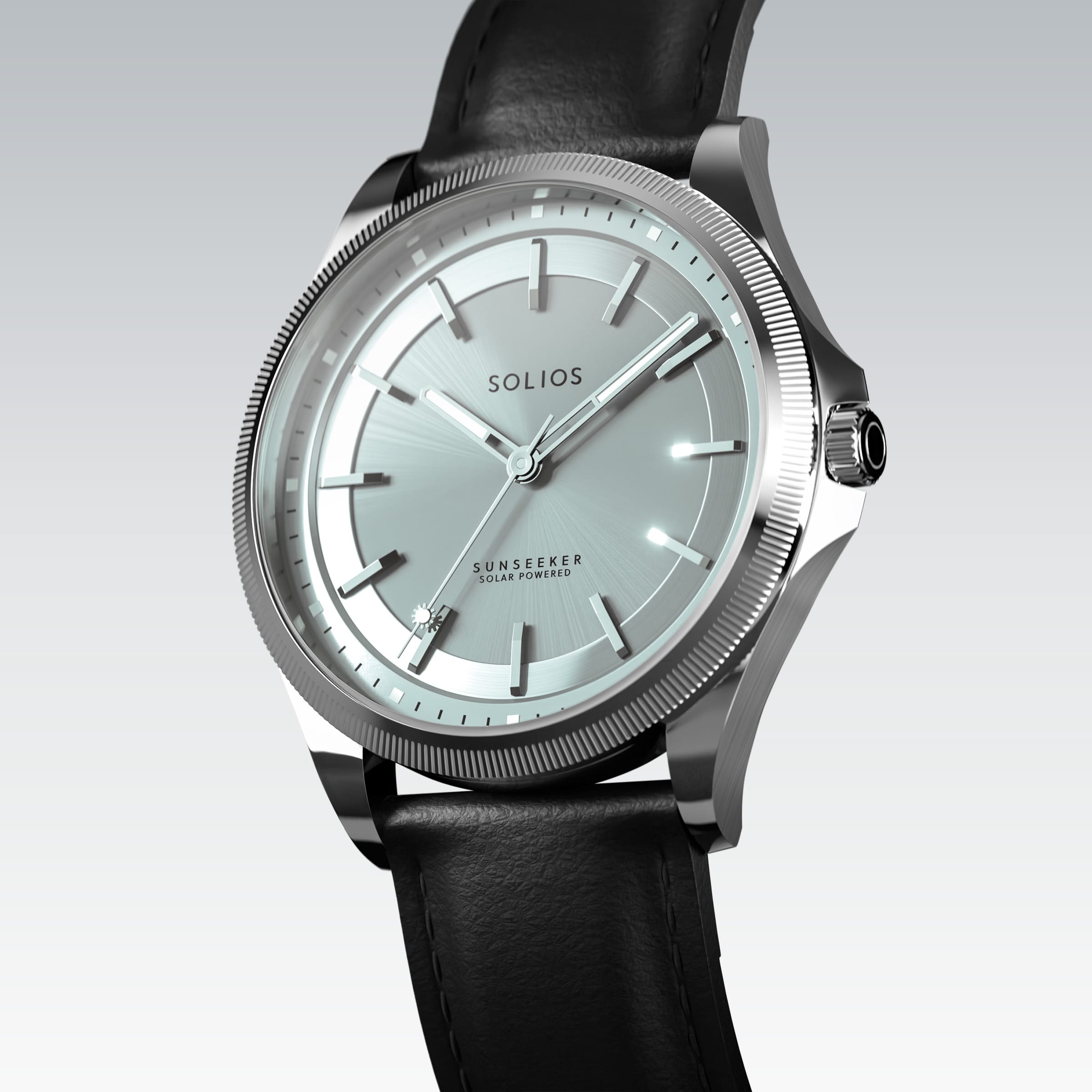 The Sunseeker | Silver Dial - Silver Case - 40mm