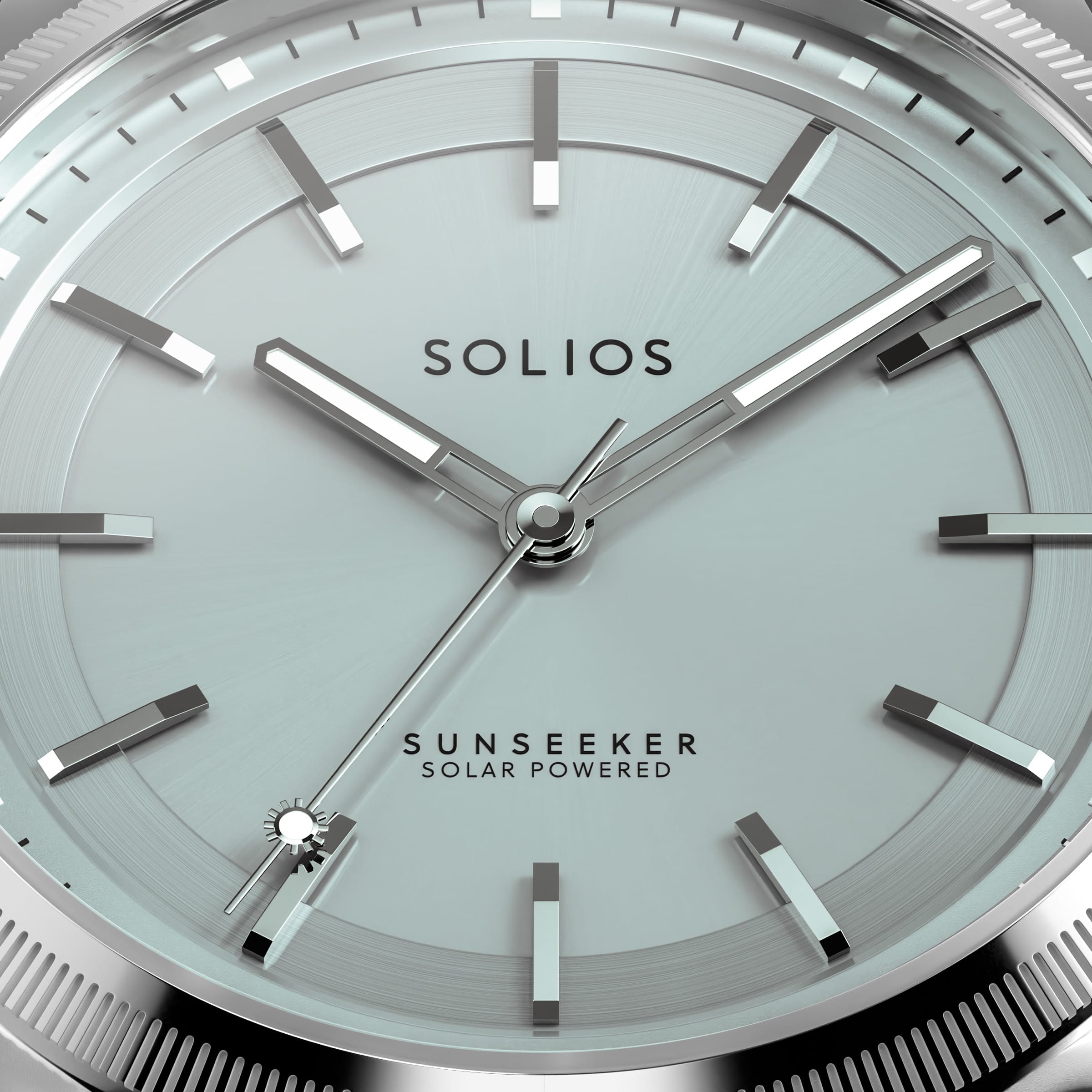 The Sunseeker | Silver Dial - Silver Case - 40mm