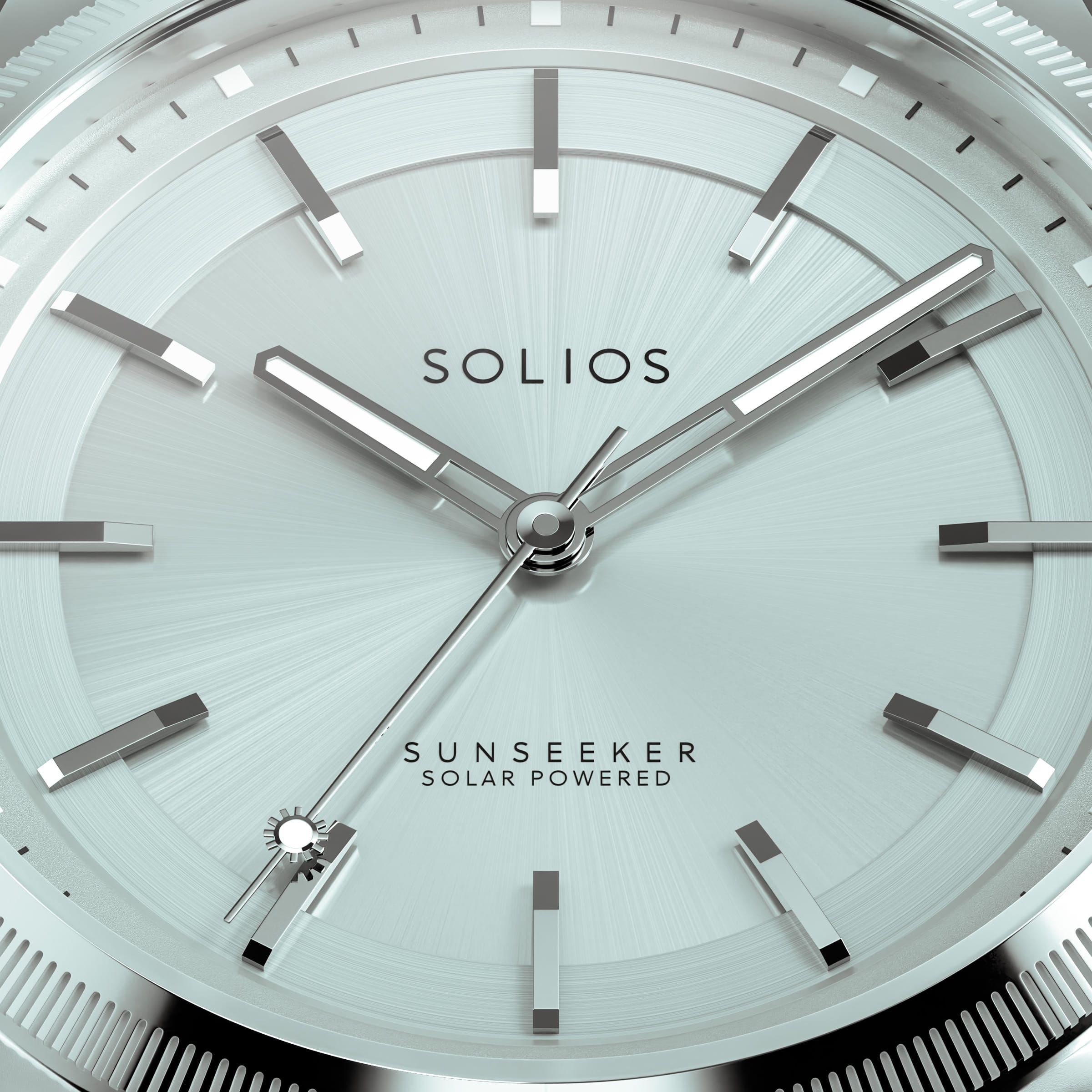The Sunseeker | Silver Dial - Silver Case - 40mm