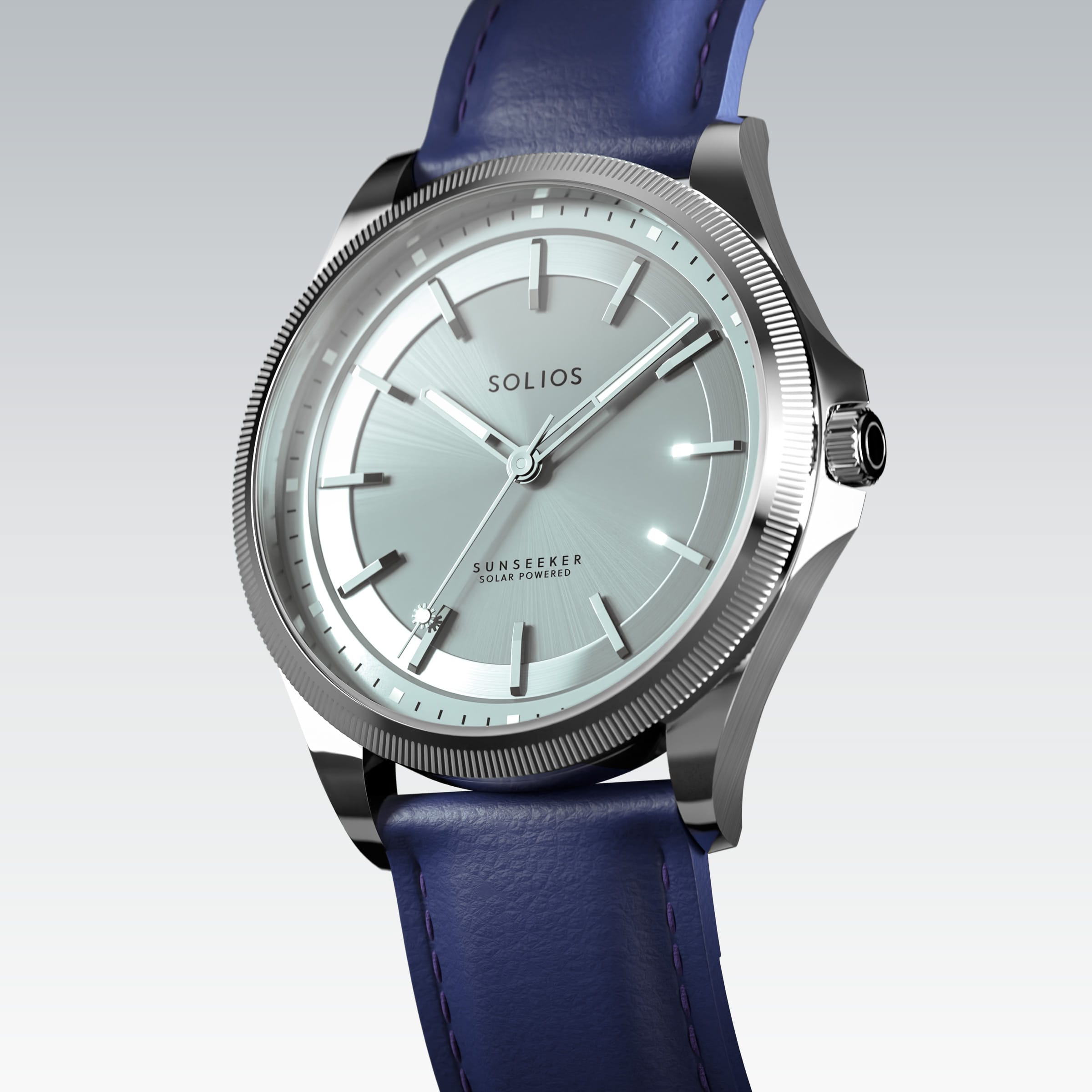 The Sunseeker | Silver Dial - Silver Case - 40mm