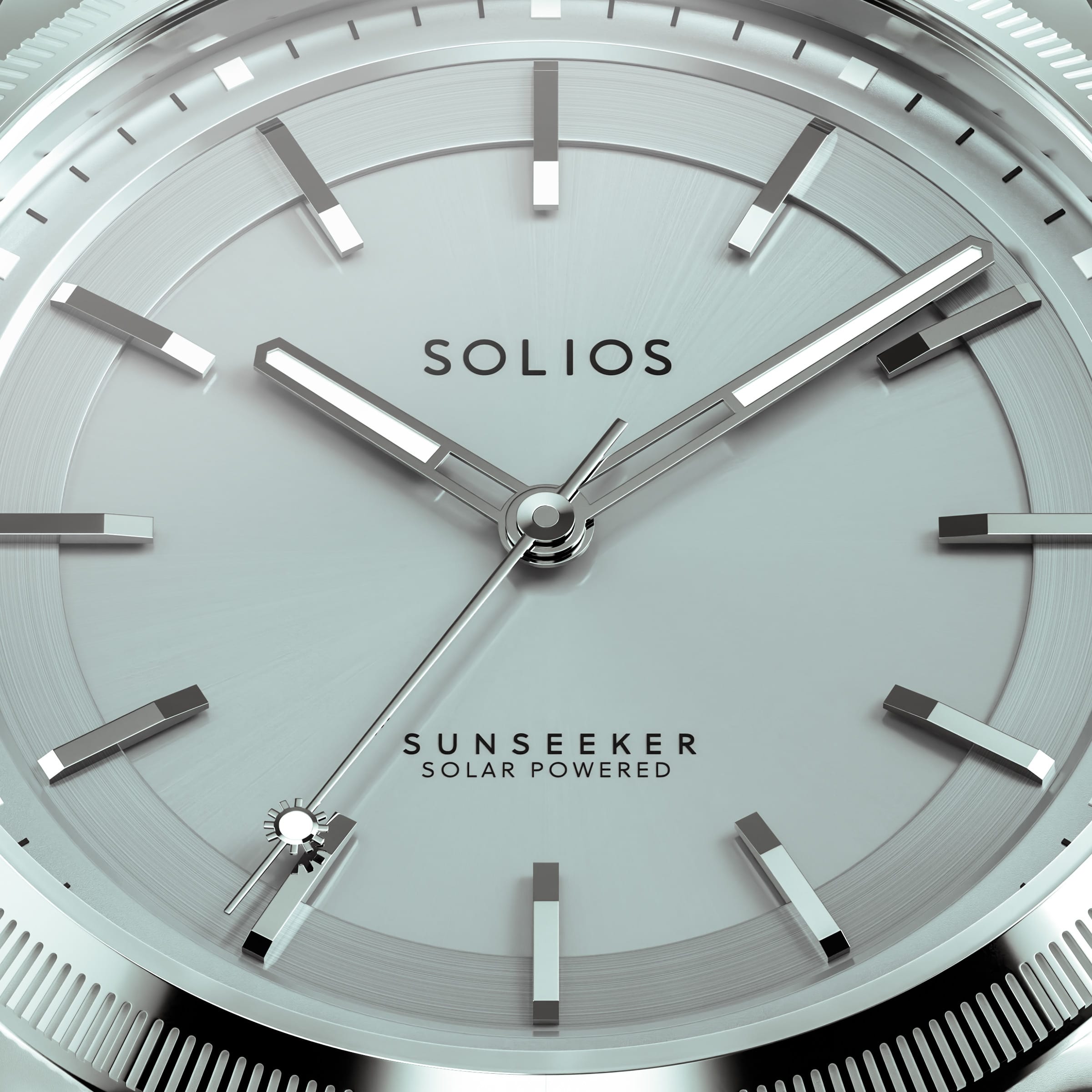 The Sunseeker | Silver Dial - Silver Case - 40mm
