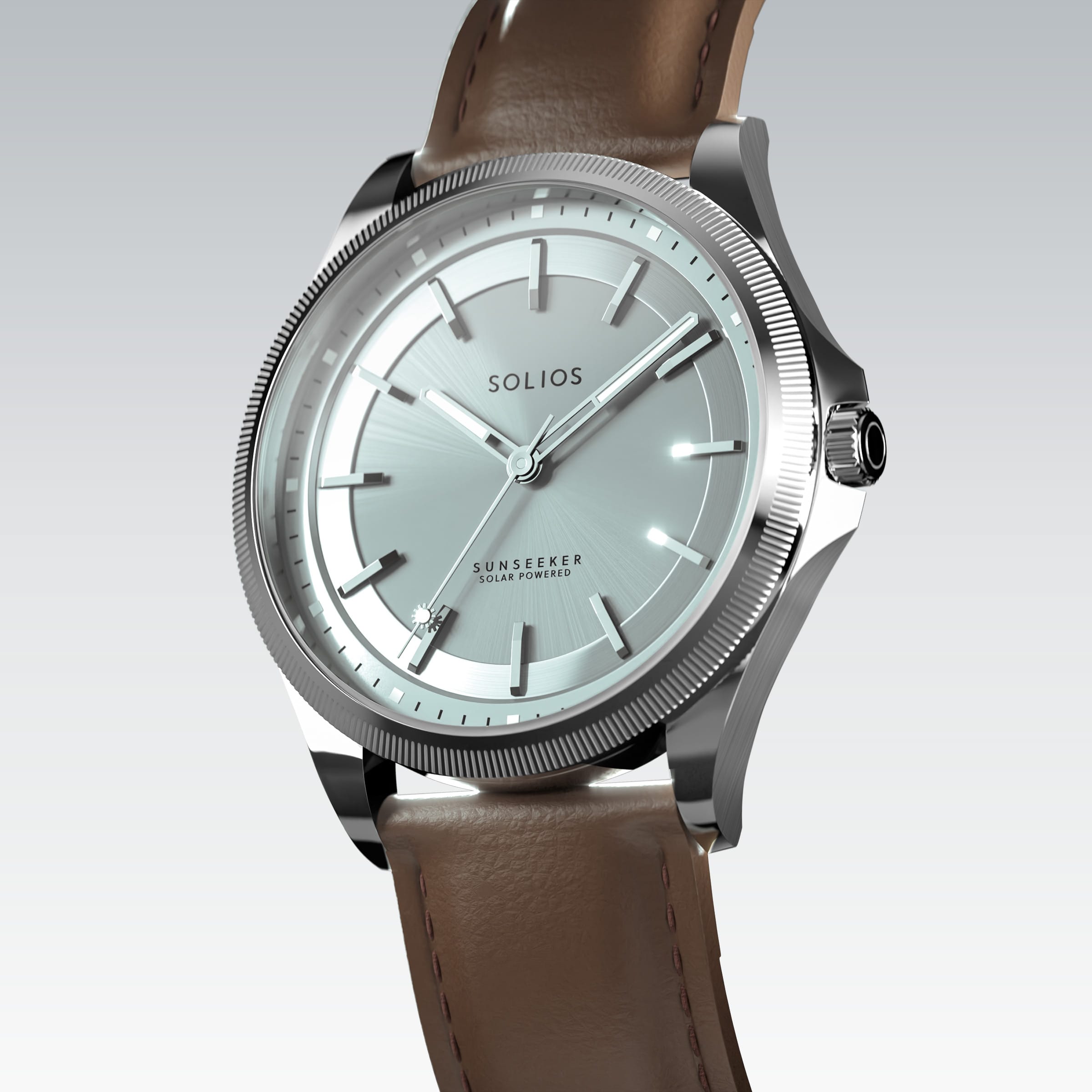 The Sunseeker | Silver Dial - Silver Case - 40mm