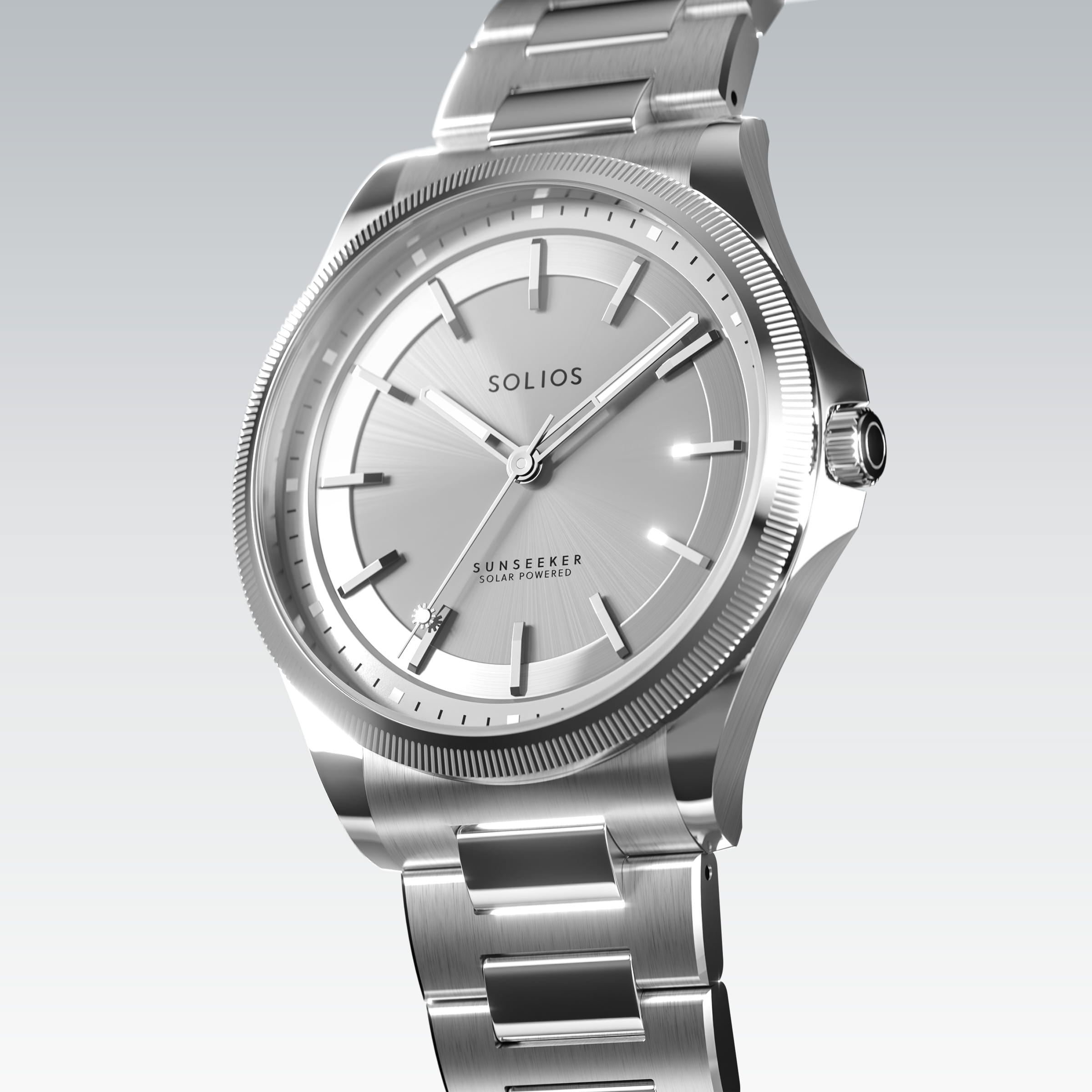 The Sunseeker | Silver Dial - Silver Case - 40mm