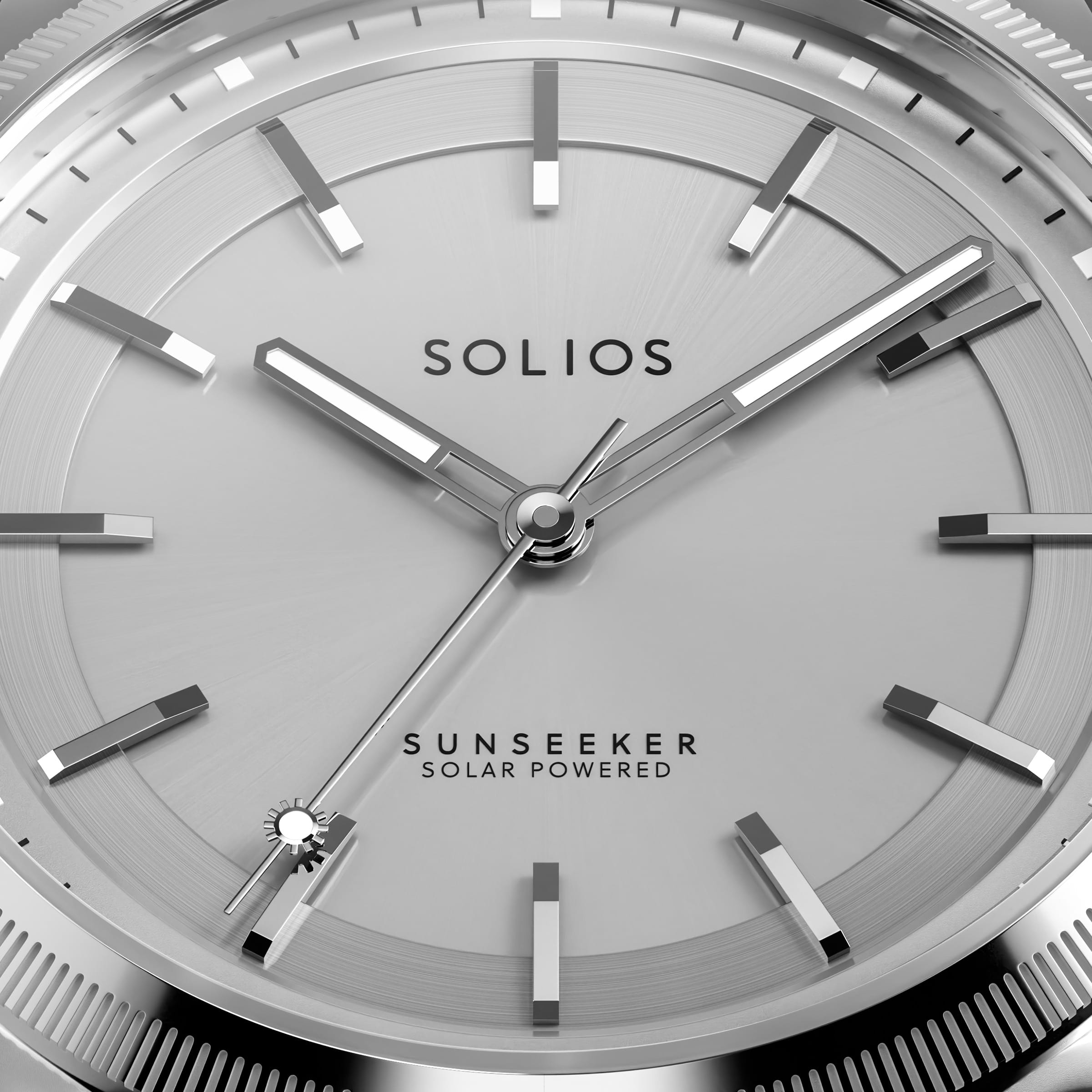The Sunseeker | Silver Dial - Silver Case - 40mm