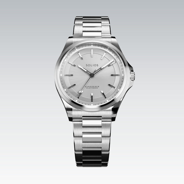 The Sunseeker | Silver Dial - Silver Case - 40mm