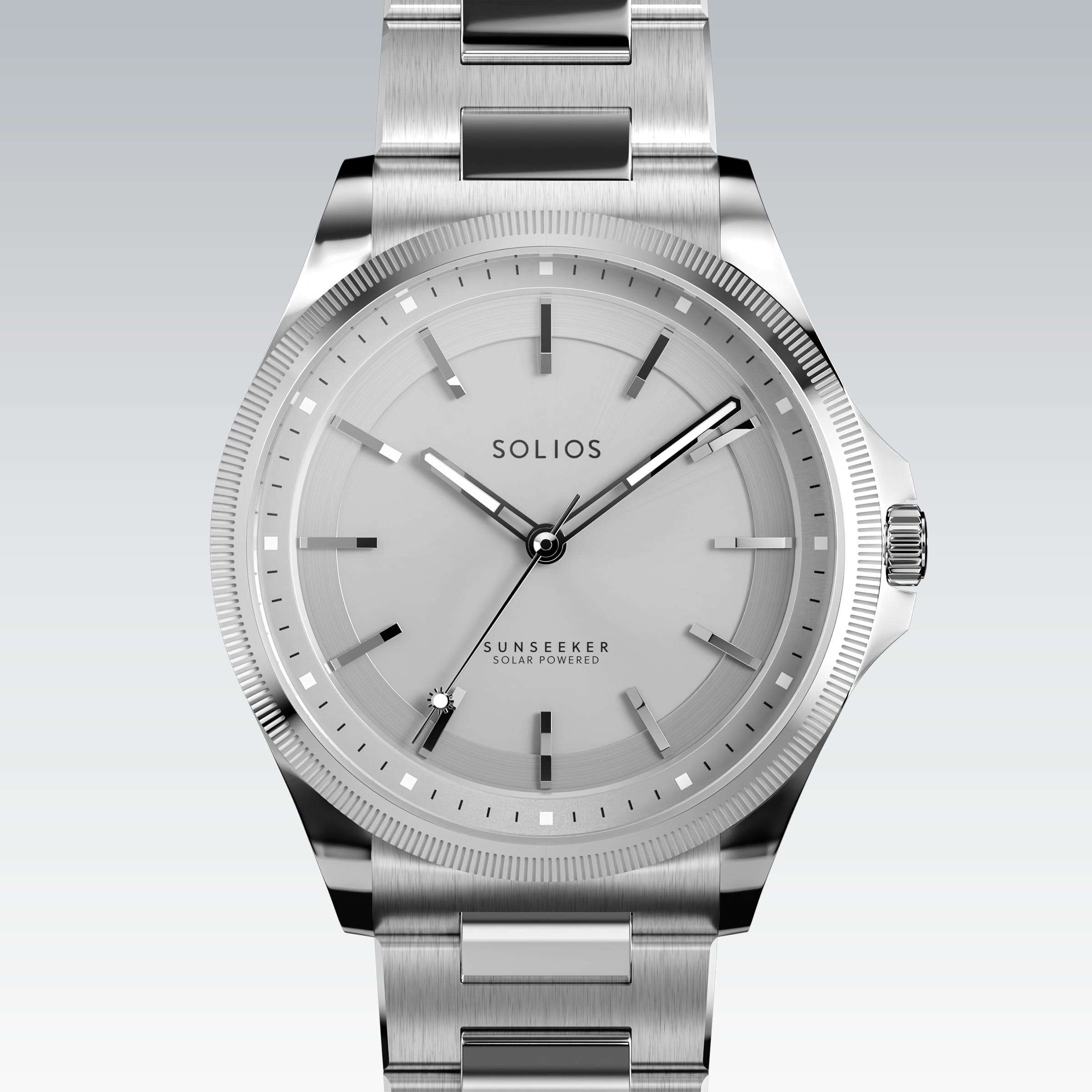 The Sunseeker | Silver Dial - Silver Case - 40mm