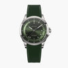 The Sunseeker | Green Dial - Silver Case - 40mm