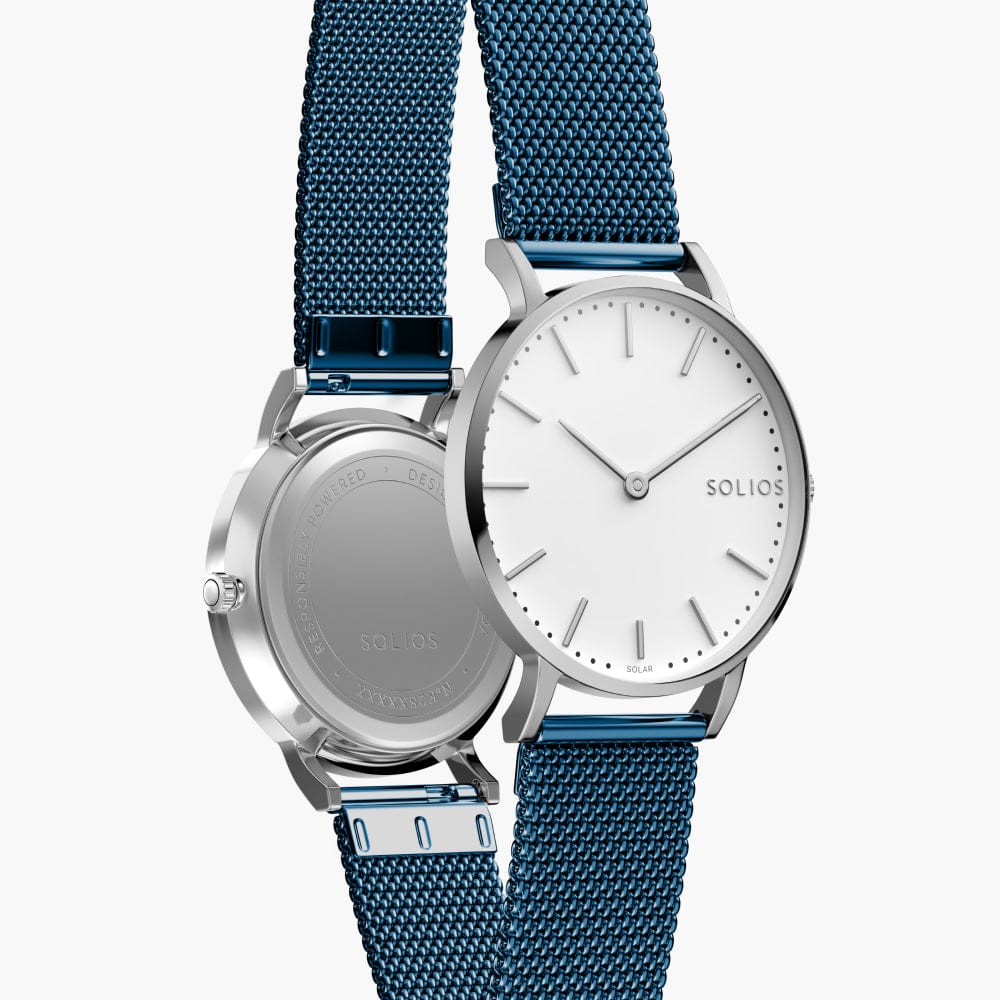 La Solar Classic | Cadran Blanc - Boîtier Argent