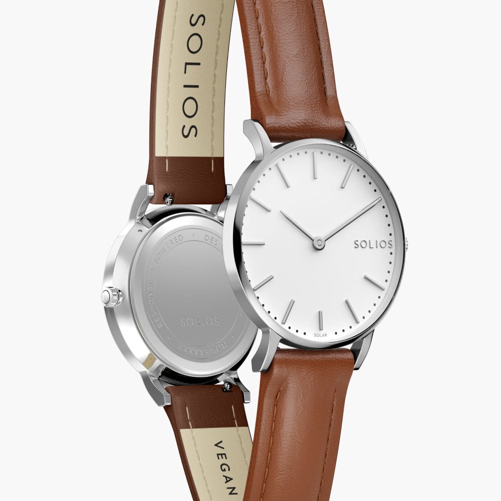 La Solar Classic | Cadran Blanc - Boîtier Argent