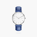 40mm / Eco Vegan Leather / Blue