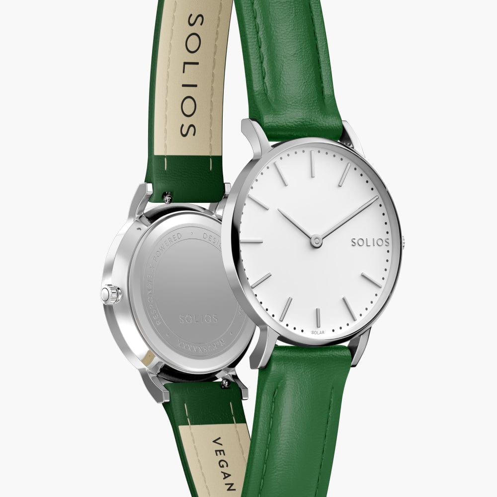 La Solar Classic | Cadran Blanc - Boîtier Argent