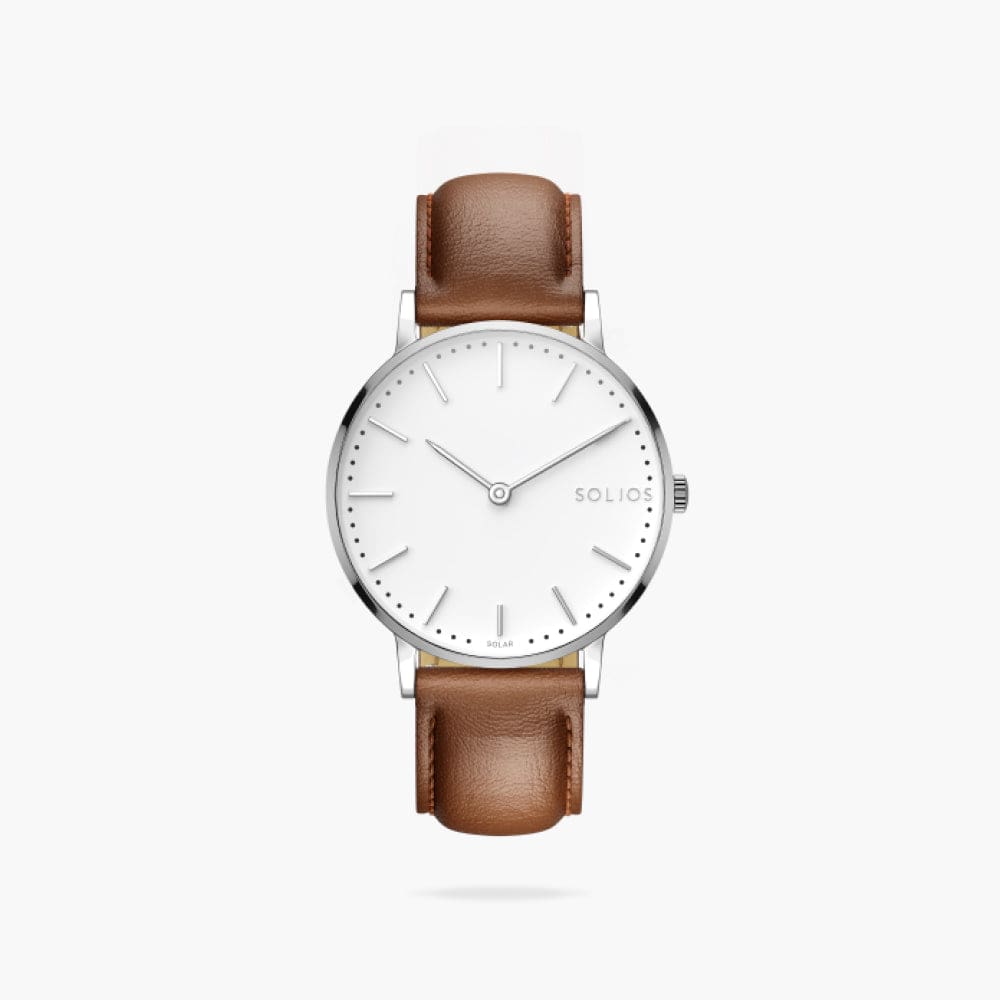 La Solar Classic | Cadran Blanc - Boîtier Argent