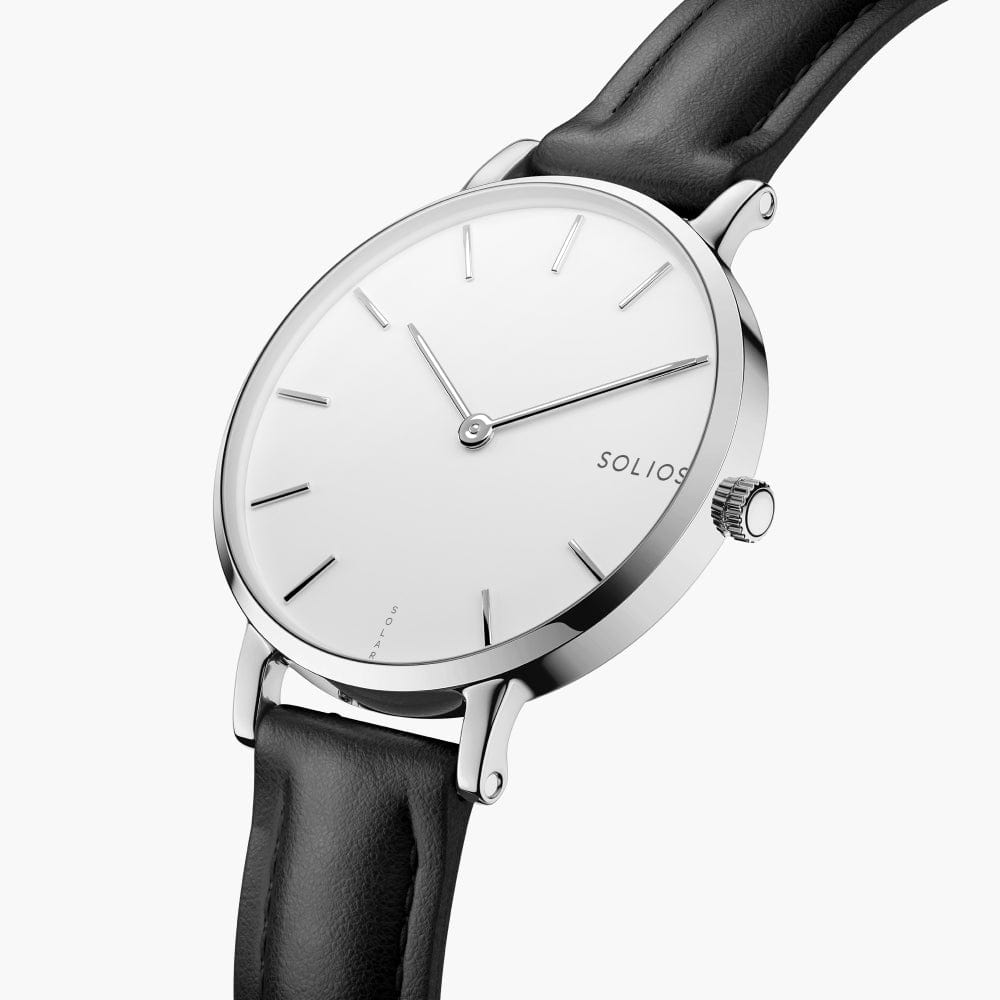 The Solar Mini Bundle | White Dial - Silver Case