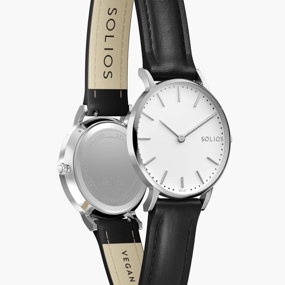 La Solar Classic | Cadran Blanc - Boîtier Argent