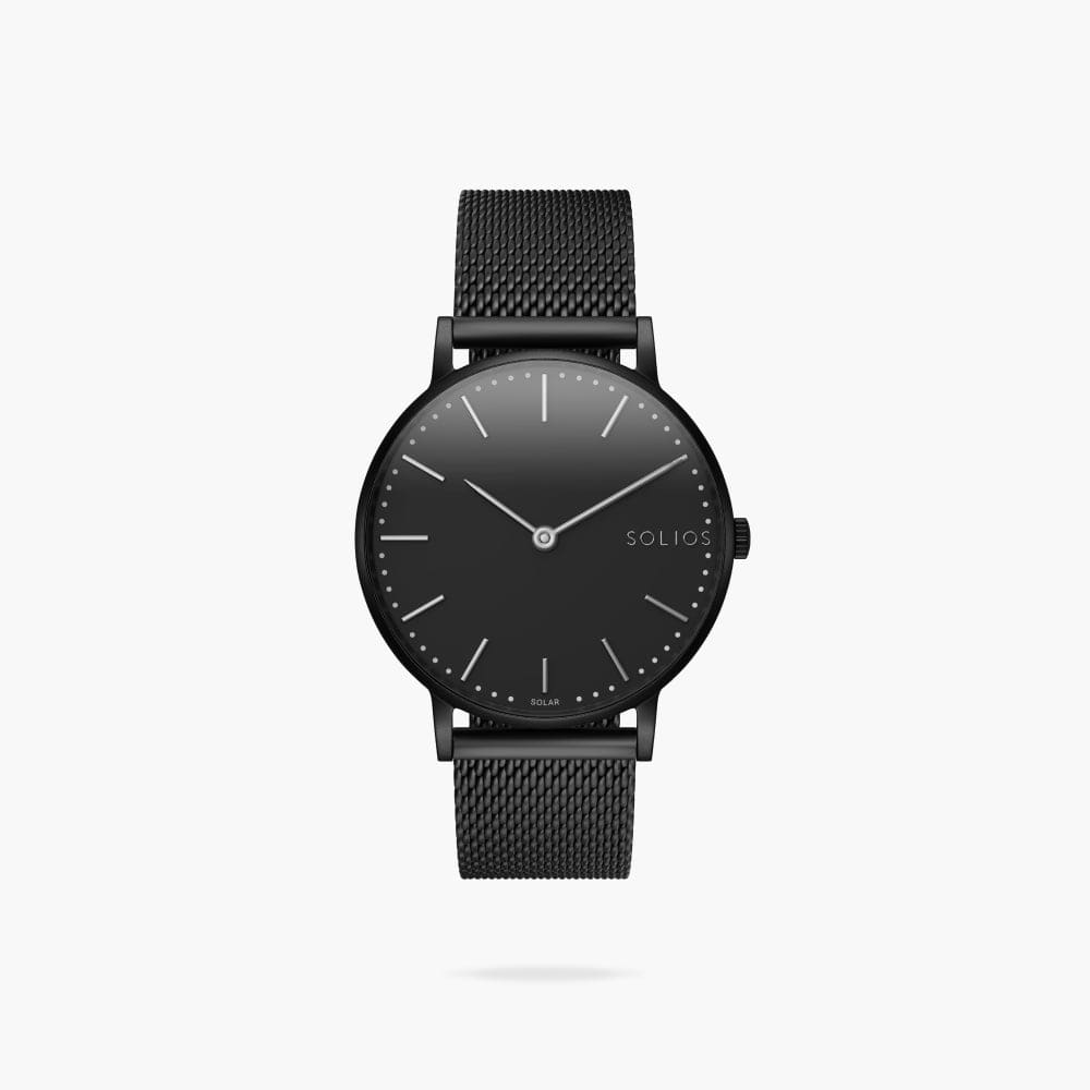 The Solar Classic | Black Dial - Black Case